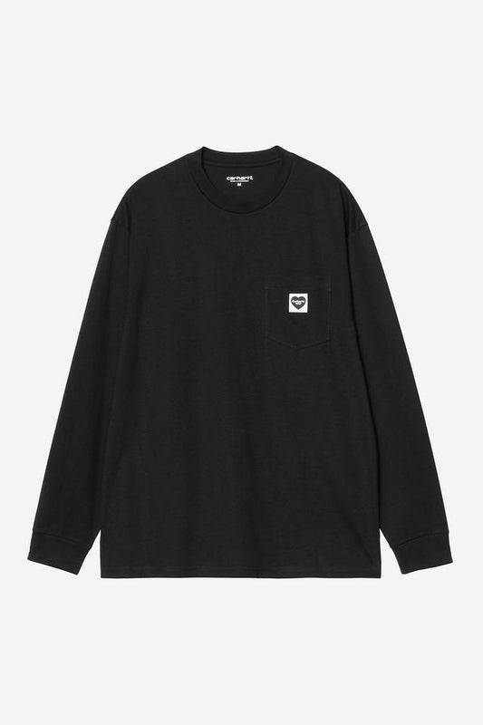 L/S POCKET HEART T-SHIRT