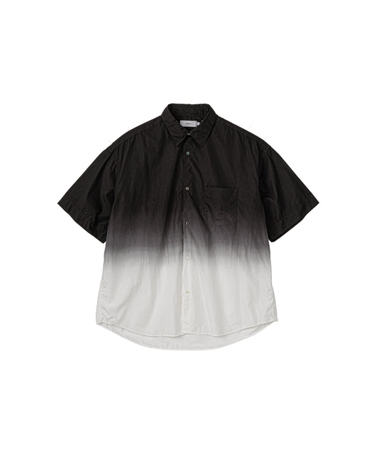 Broad S/S Oversized Regular Collar Shirt BLACK SHADE