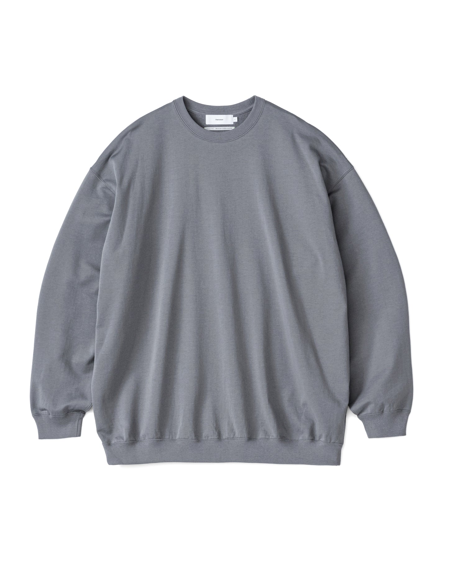 Cotton Light Terry Crew Neck GRAY