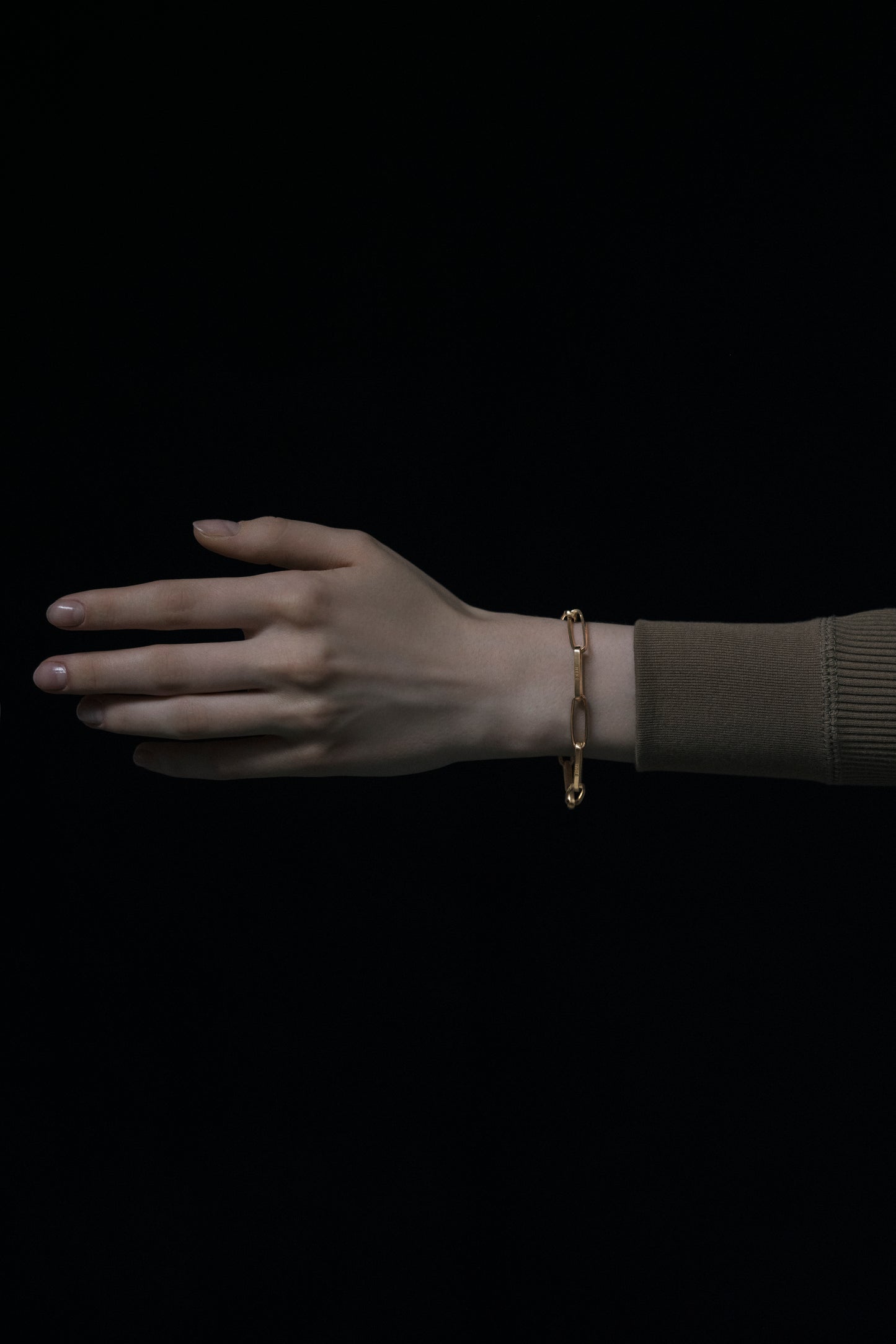 HALF ROUND CHAIN BRACELET 19378