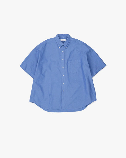 Oxford S/S Oversized B.D Shirt SAX