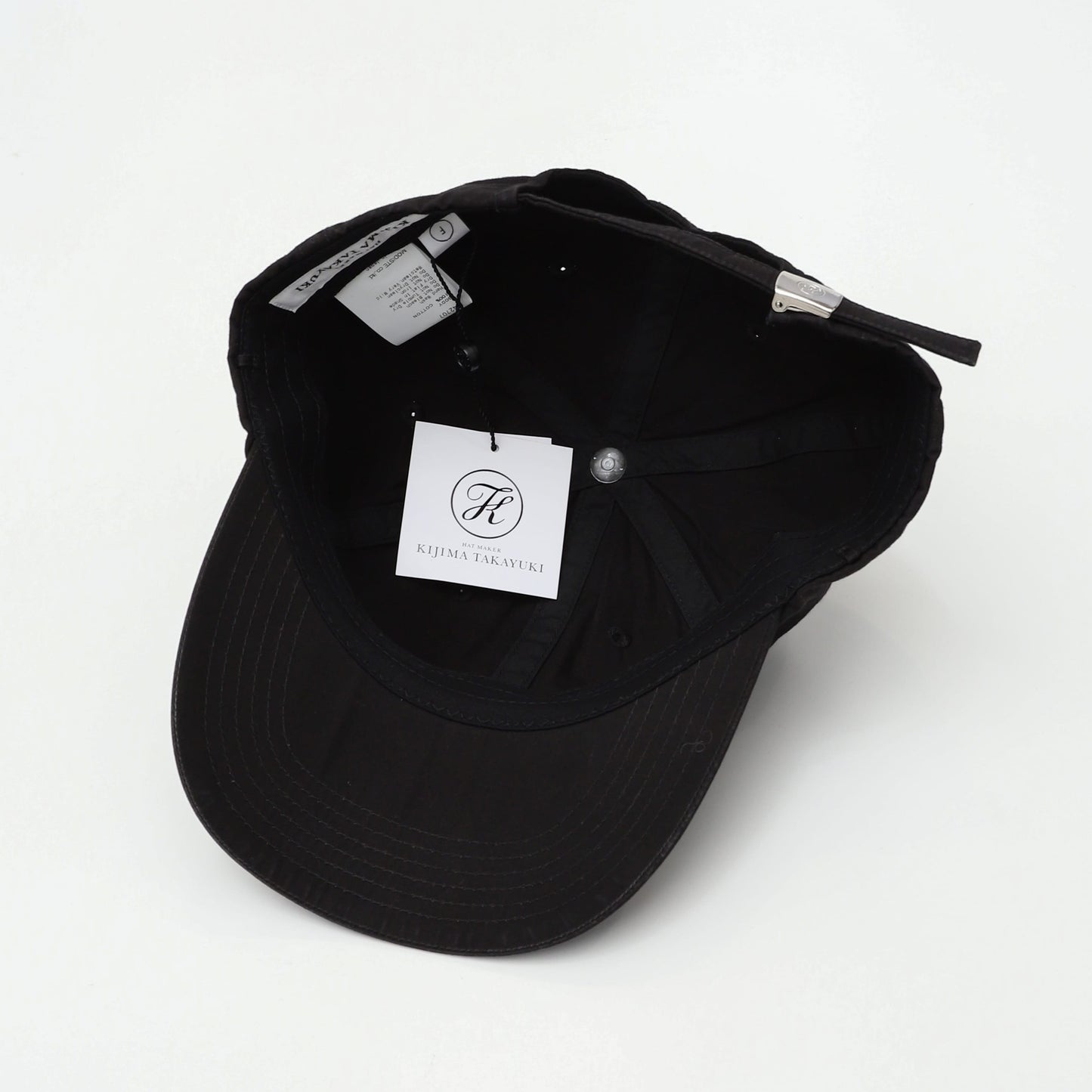 PARAFFIN WEATHER 6PANEL CAP BLACK