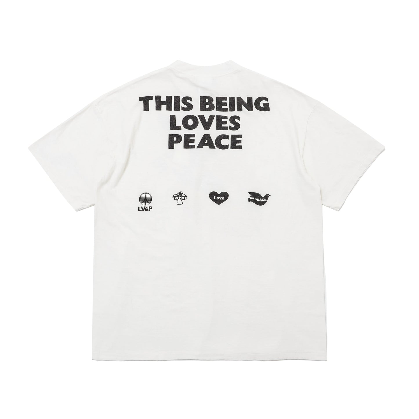 SS T-SHIRT PEACE WHITE