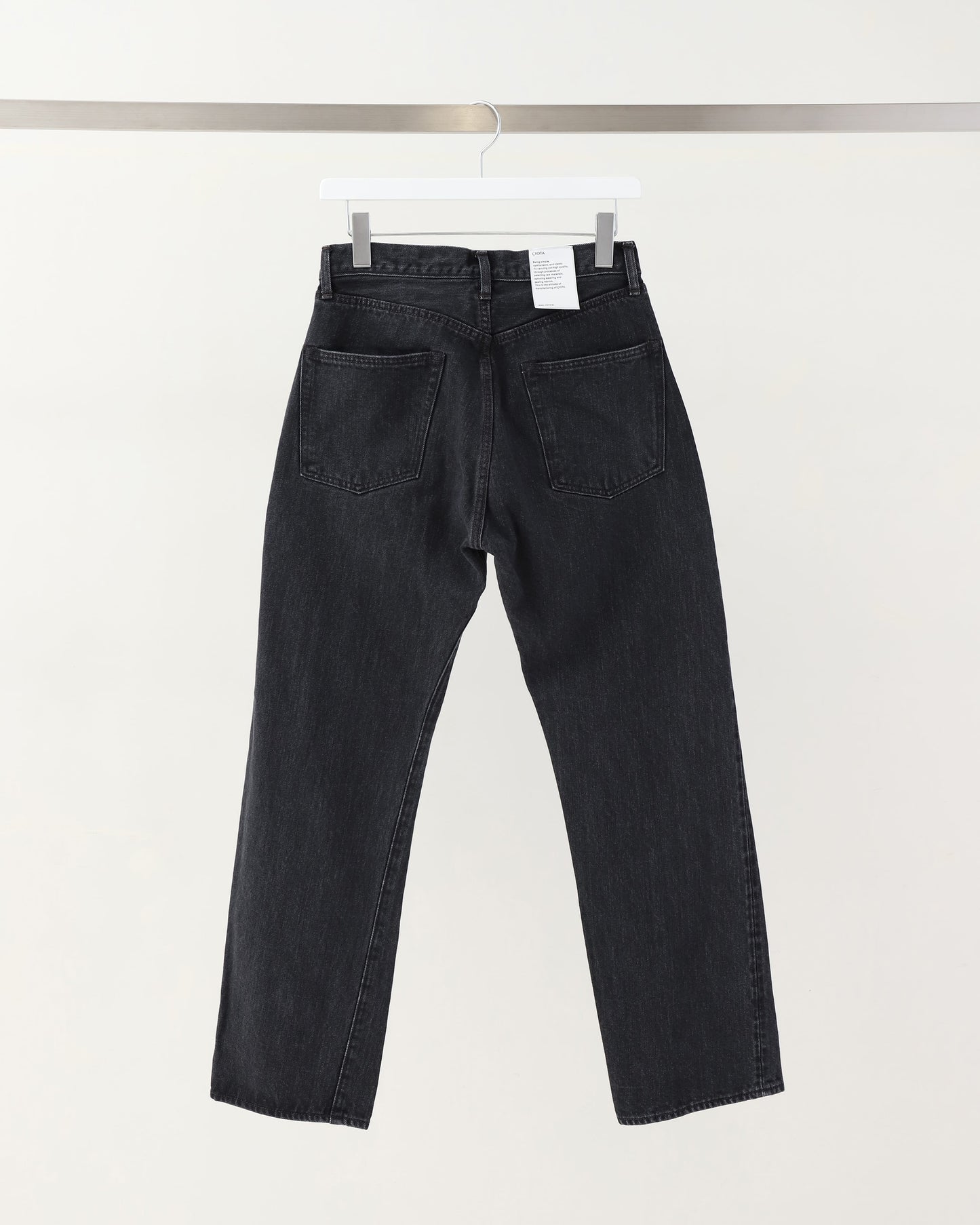 Straight 5 Pocket Pants MEDIUM BLACK