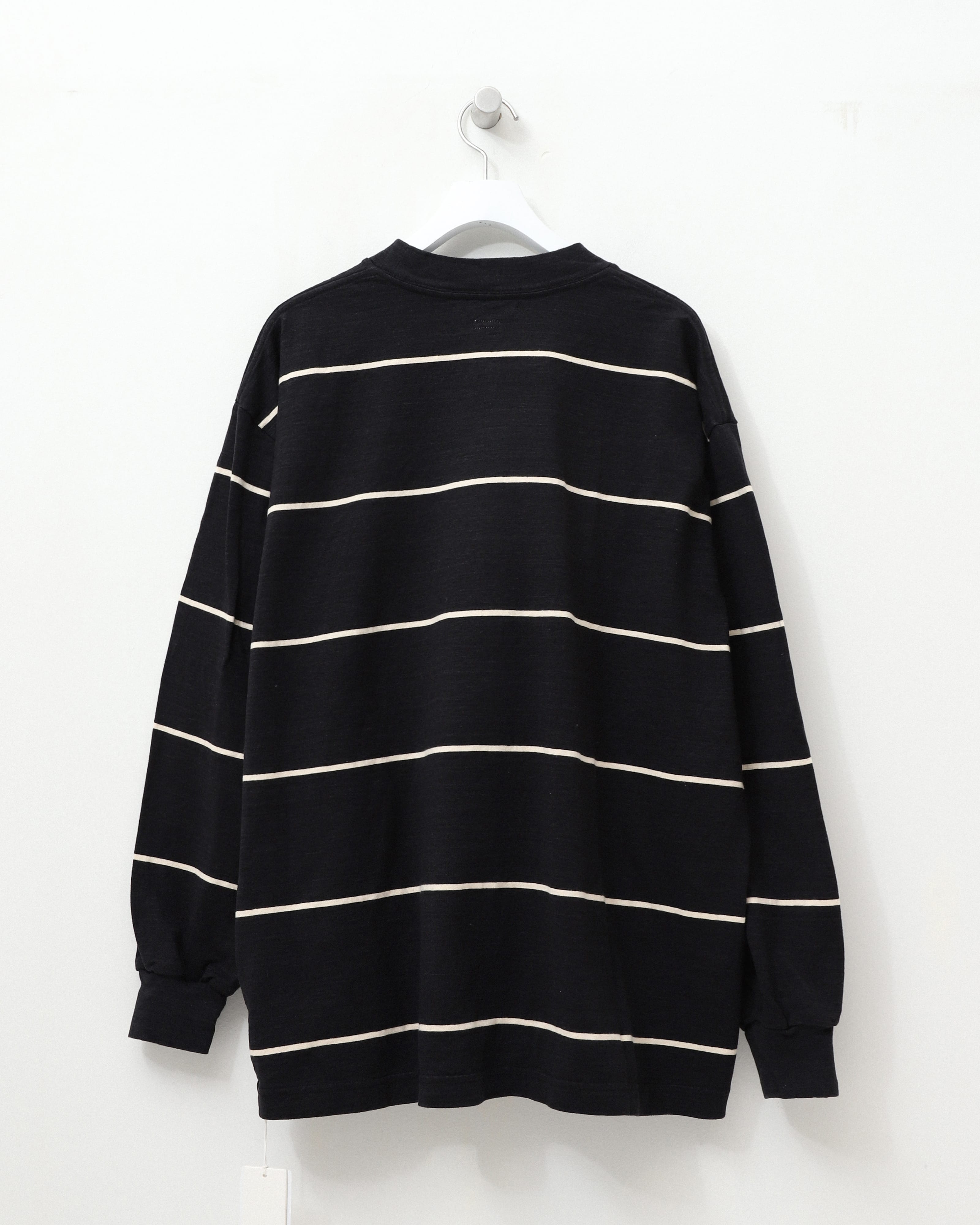 C/NAPP Border L/S Tee Black-BODY×Ivory-Line – TIME AFTER TIME