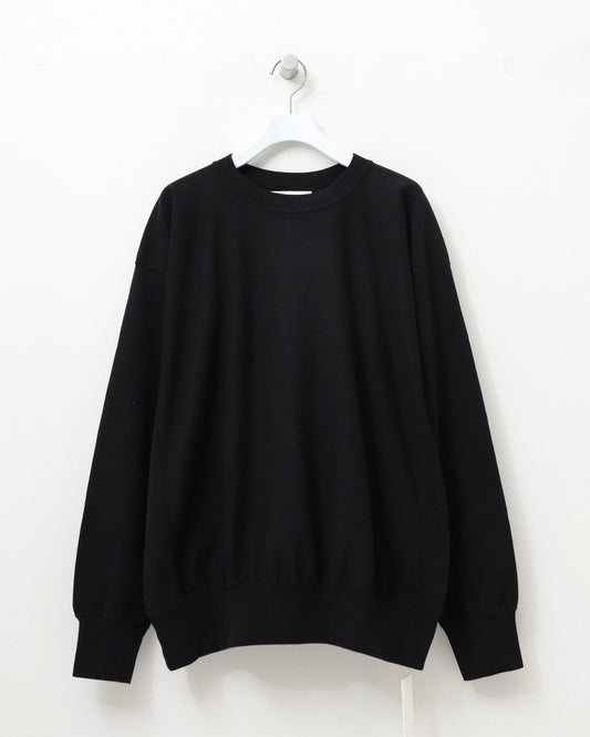 Light Sweat Crew-neck P/O Black