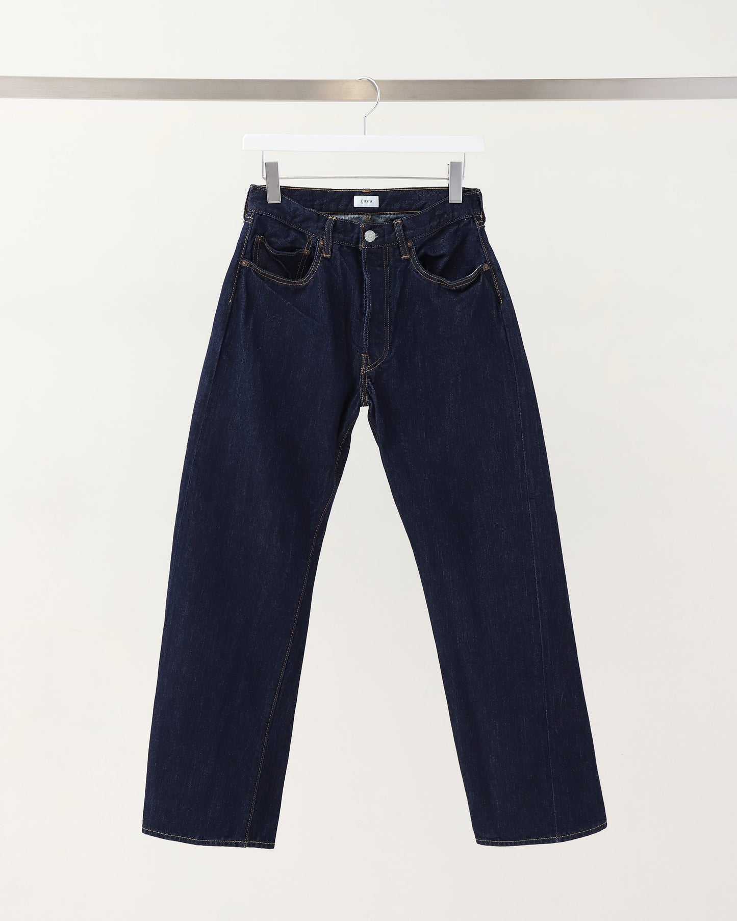 Straight 5 Pocket Pants (Real Indigo) NAVY