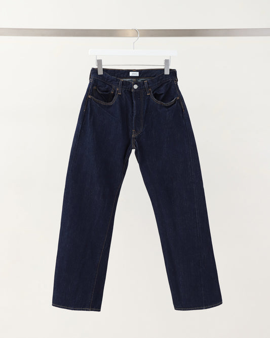 Straight 5 Pocket Pants (Real Indigo) NAVY