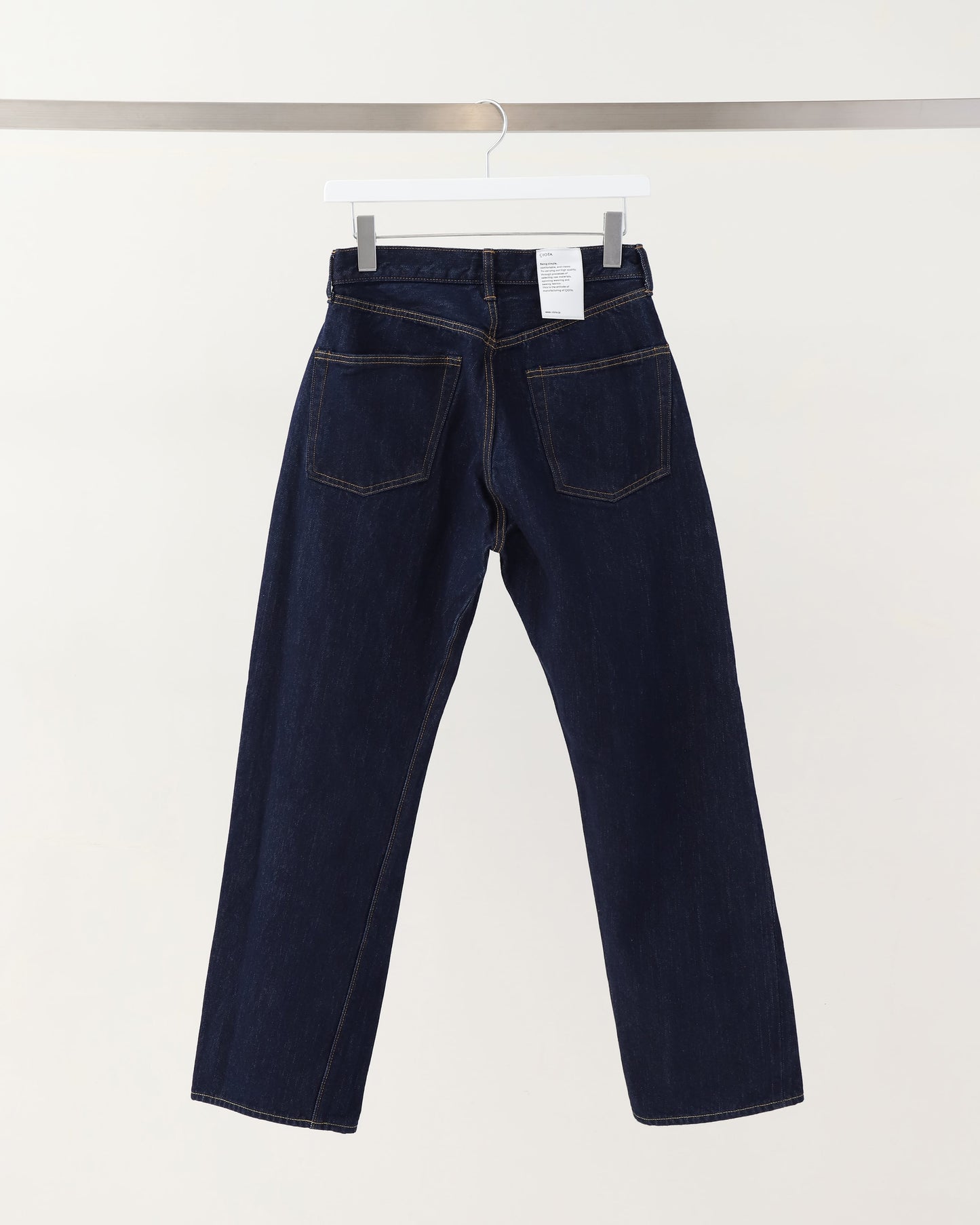 Straight 5 Pocket Pants (Real Indigo) NAVY