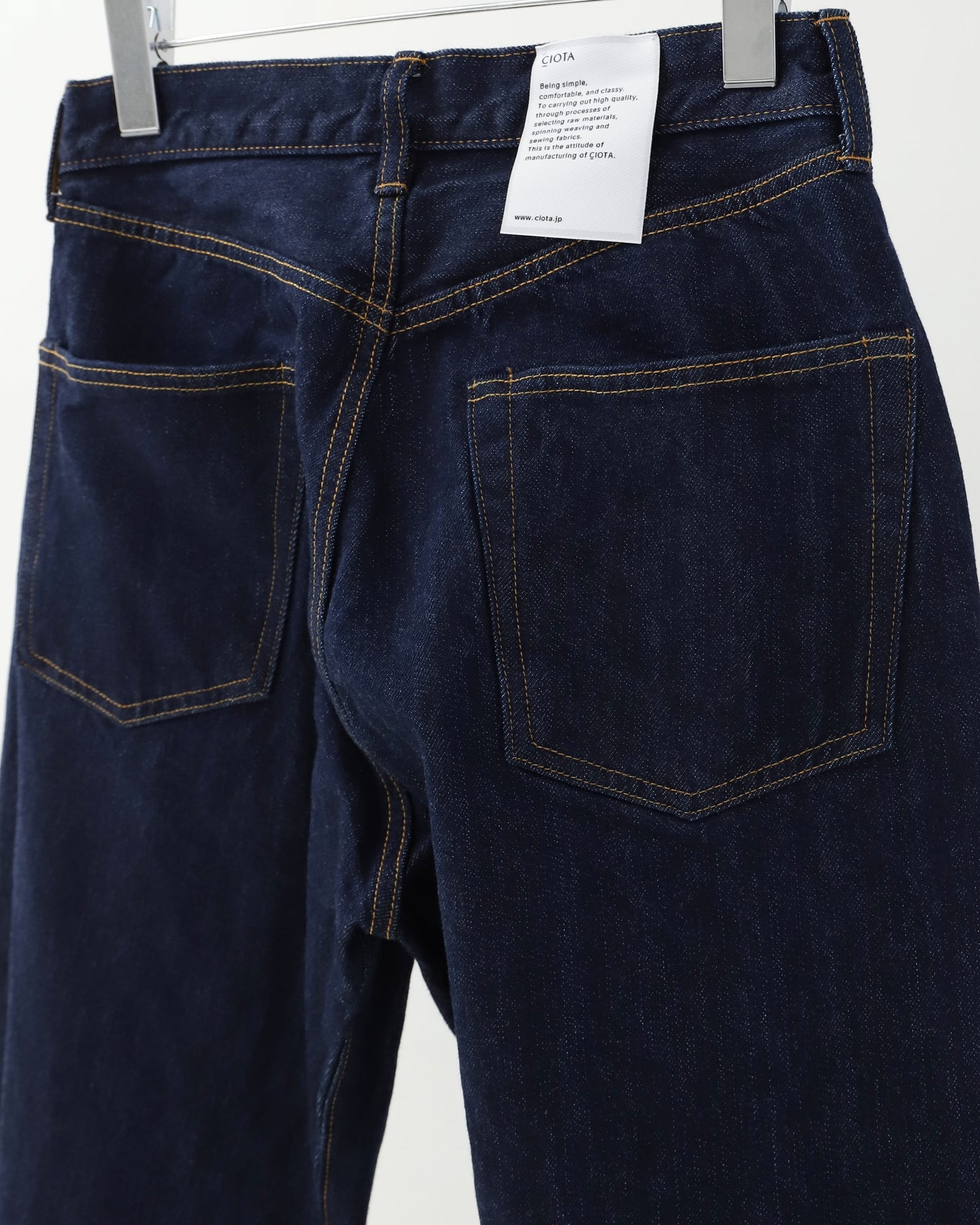 Straight 5 Pocket Pants (Real Indigo) NAVY