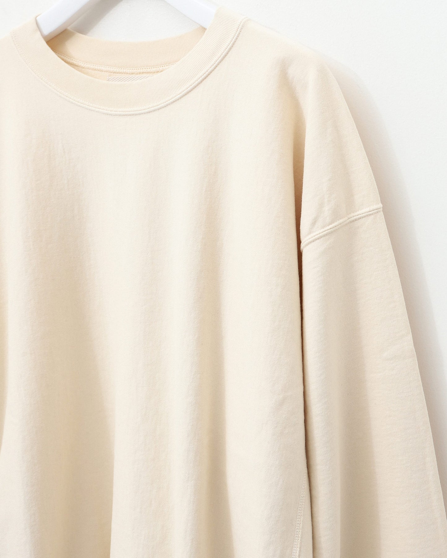 Light Sweat Crew-neck P/O Ivory