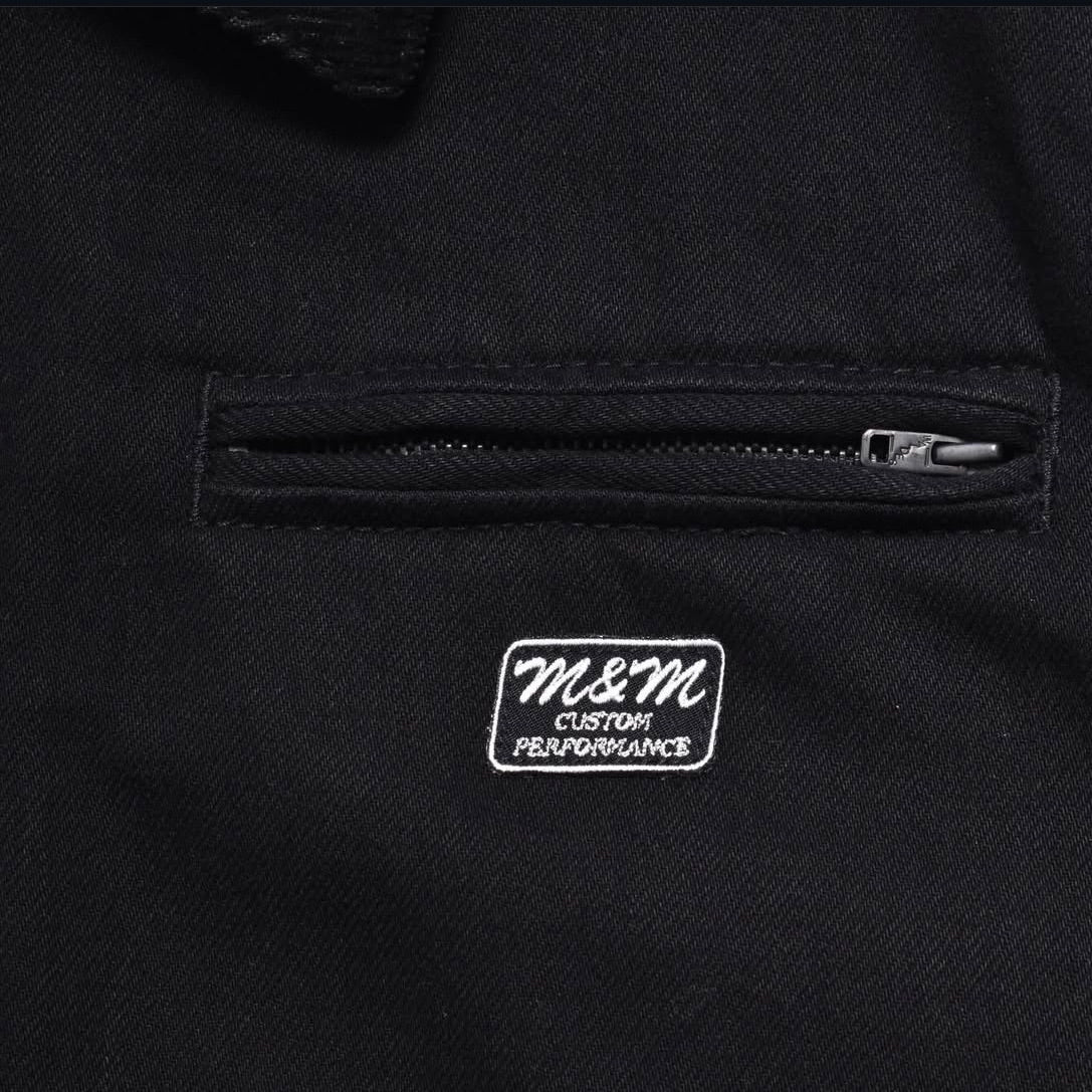 M&M × MINEDENIM Black Denim Detroit Jacket