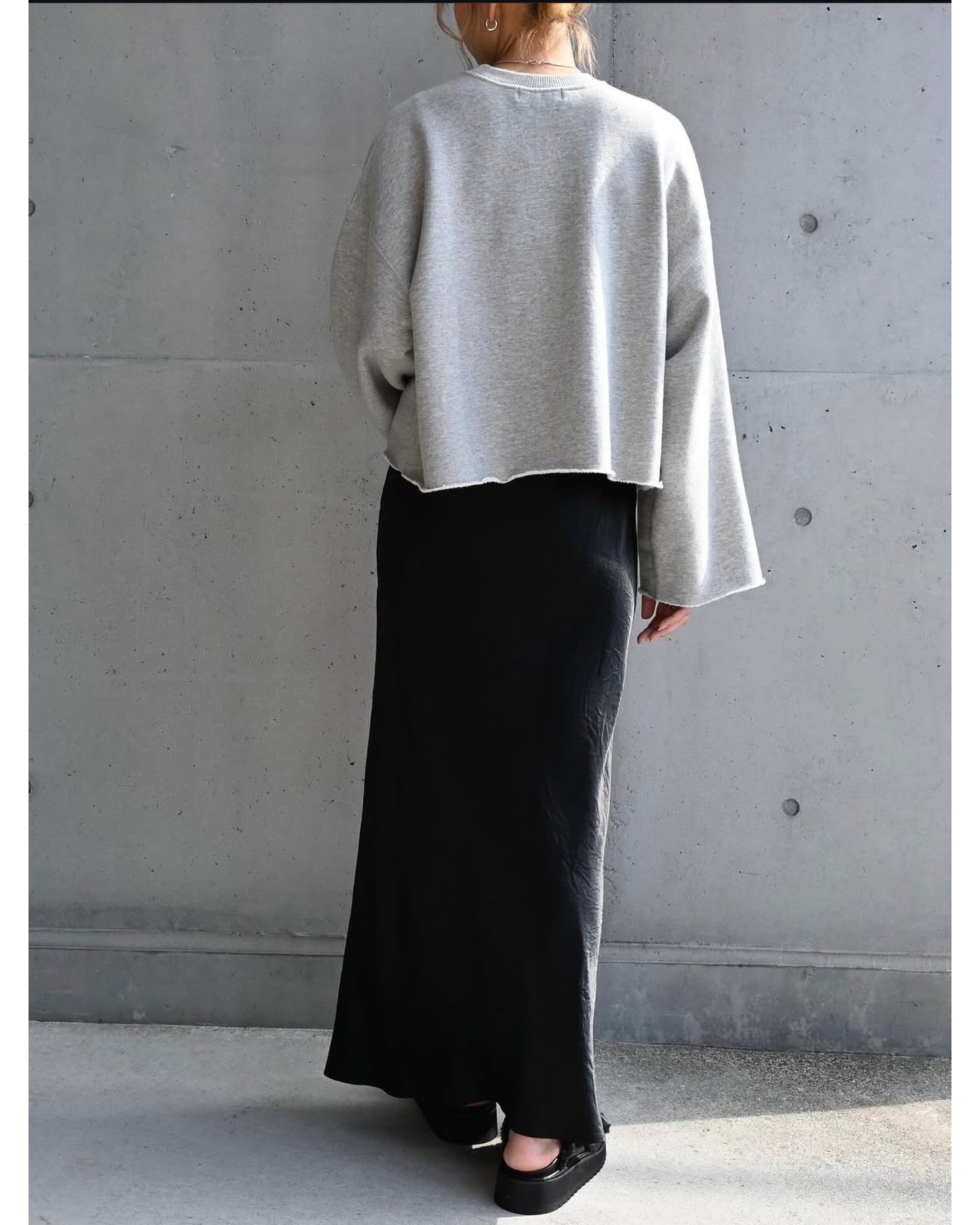 ACETATE SATIN SKIRT