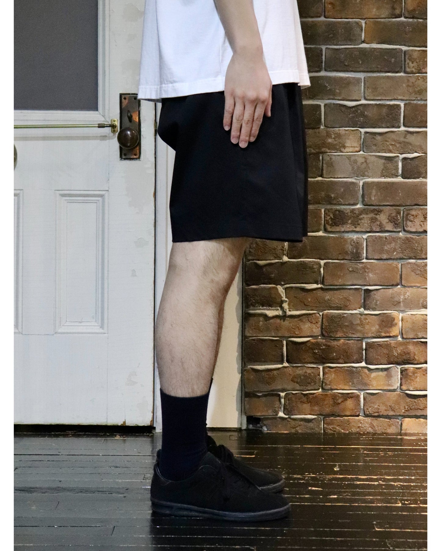 Solotex Twill Wide Chef Shorts BLACK