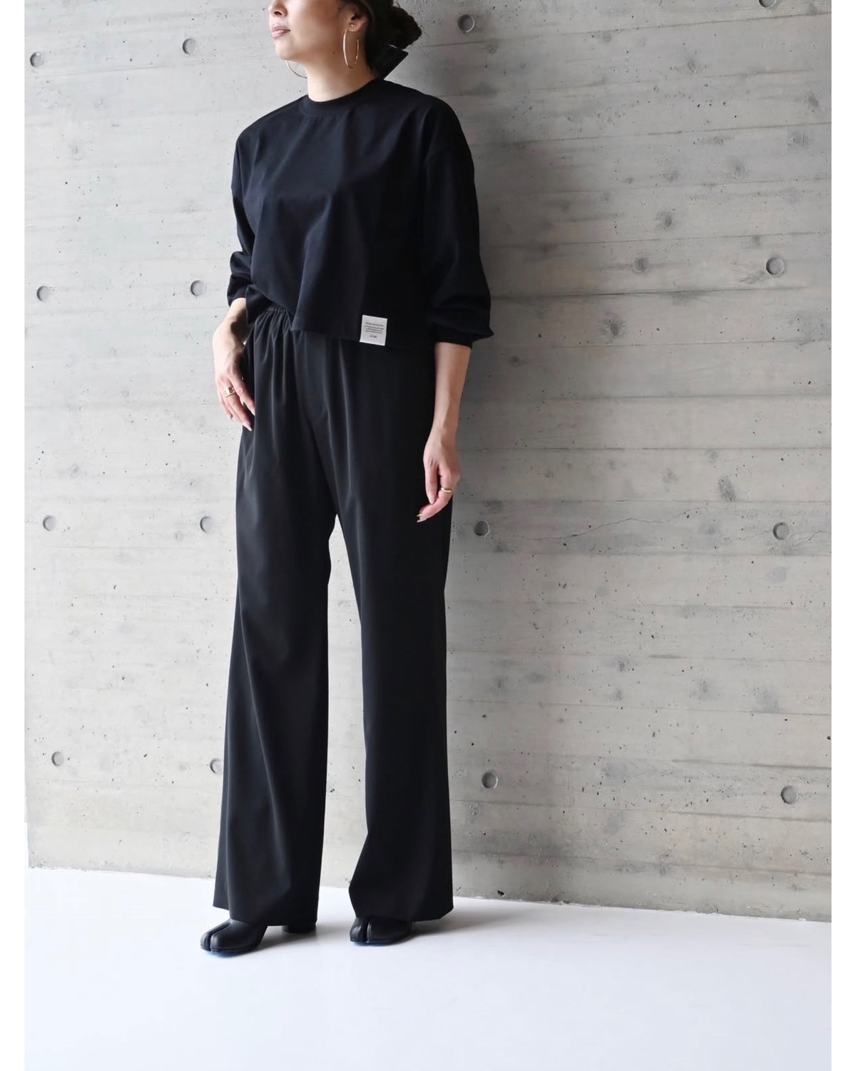 STRETCH WIDE LEG PANTS 13332