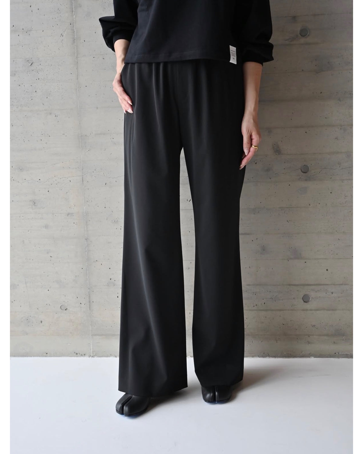 STRETCH WIDE LEG PANTS 13332