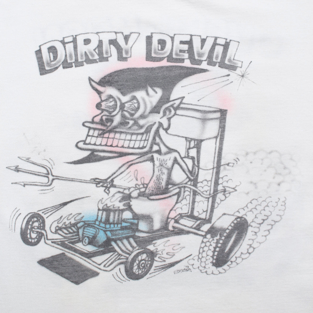 SKETCH DEVIL OVER MOON TEE