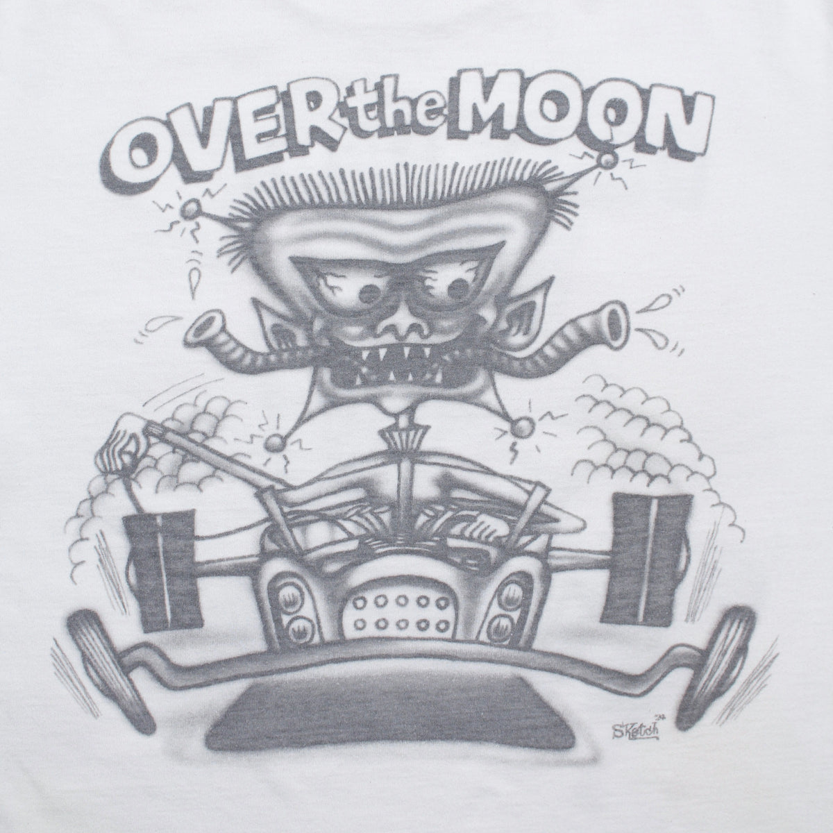SKETCH DEVIL OVER MOON TEE