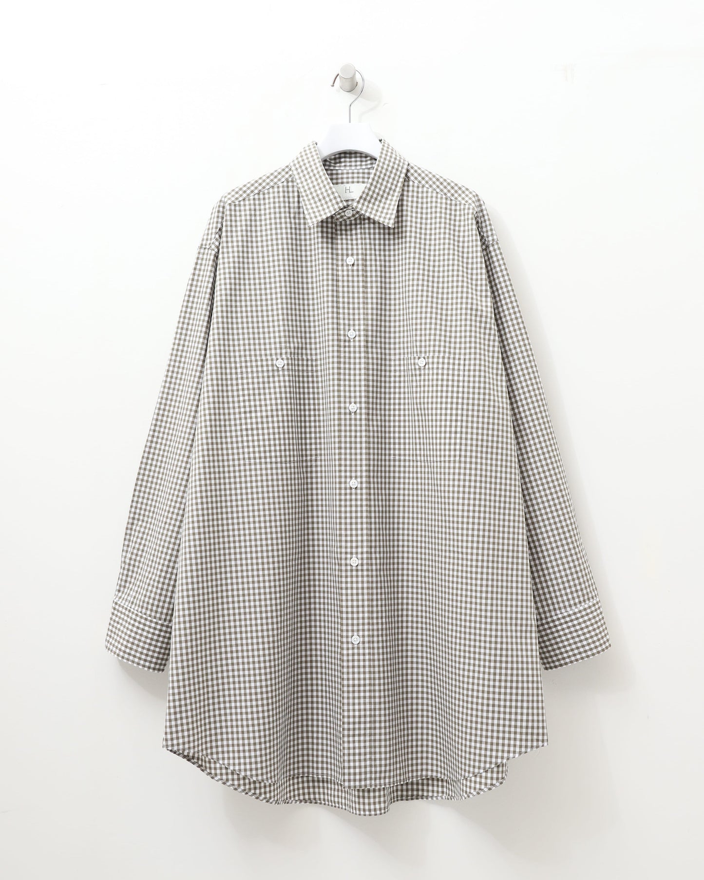 Suvin work shirt  OLIVE GINGHAM