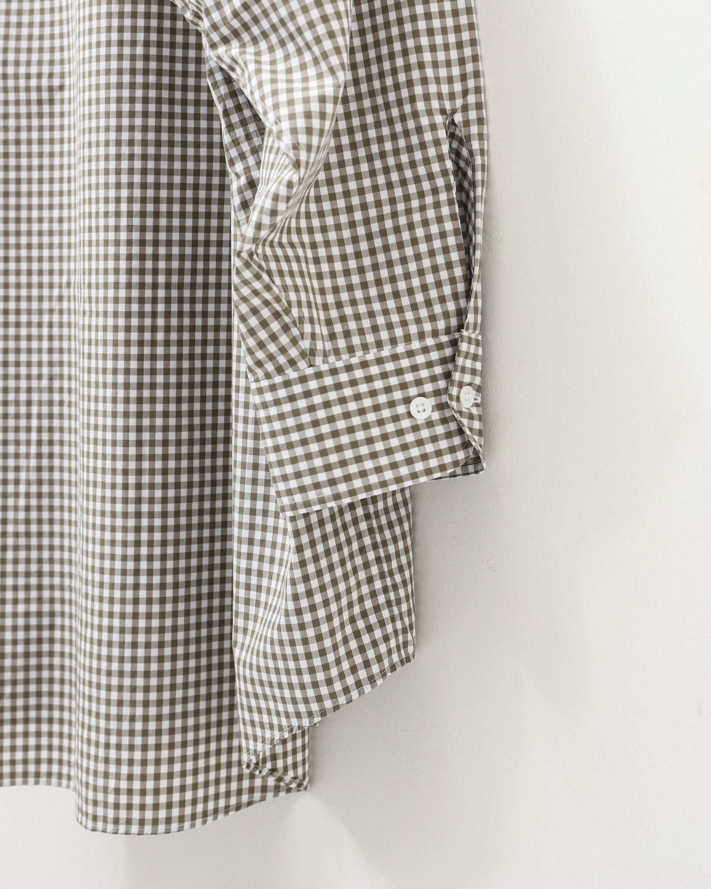 Suvin work shirt  OLIVE GINGHAM