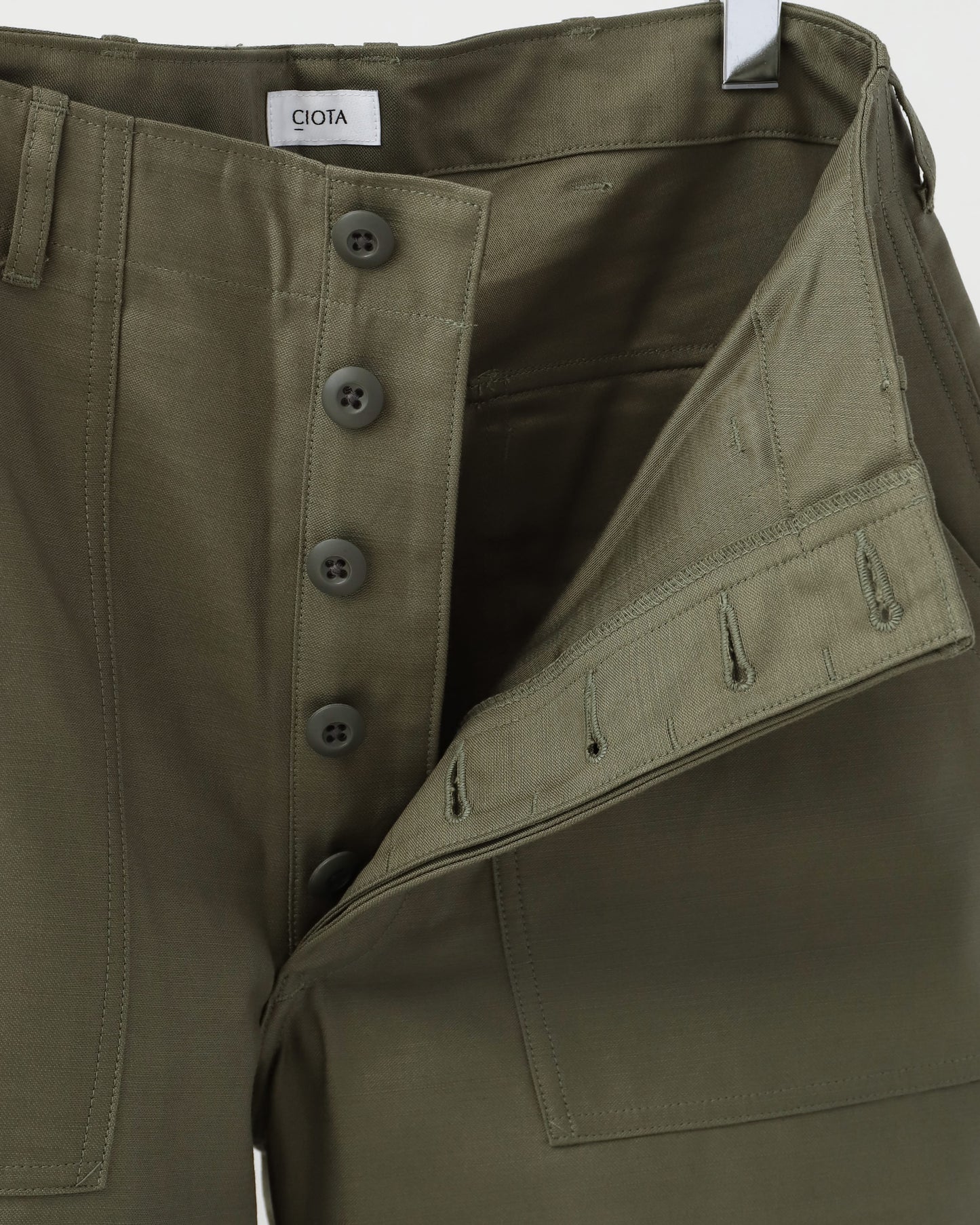 Baker Pants (Wide Straight) DARK OLIVE