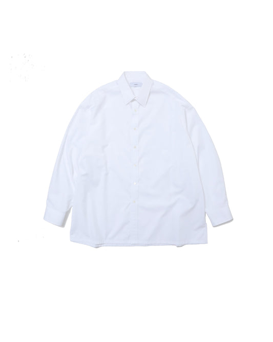High Count Regular Collar Shirt WHITE