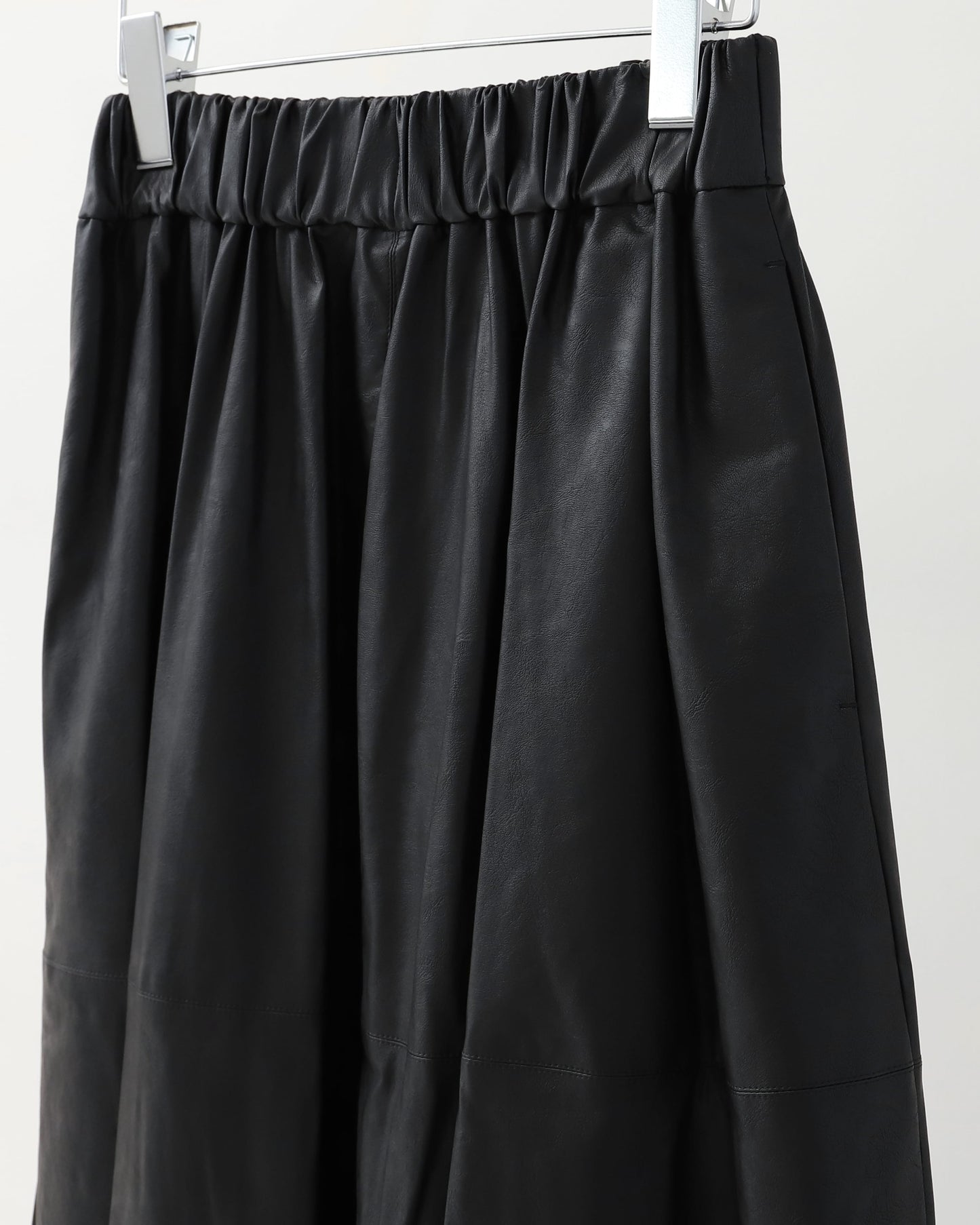 SYNTHETIC LEATHER SKIRT