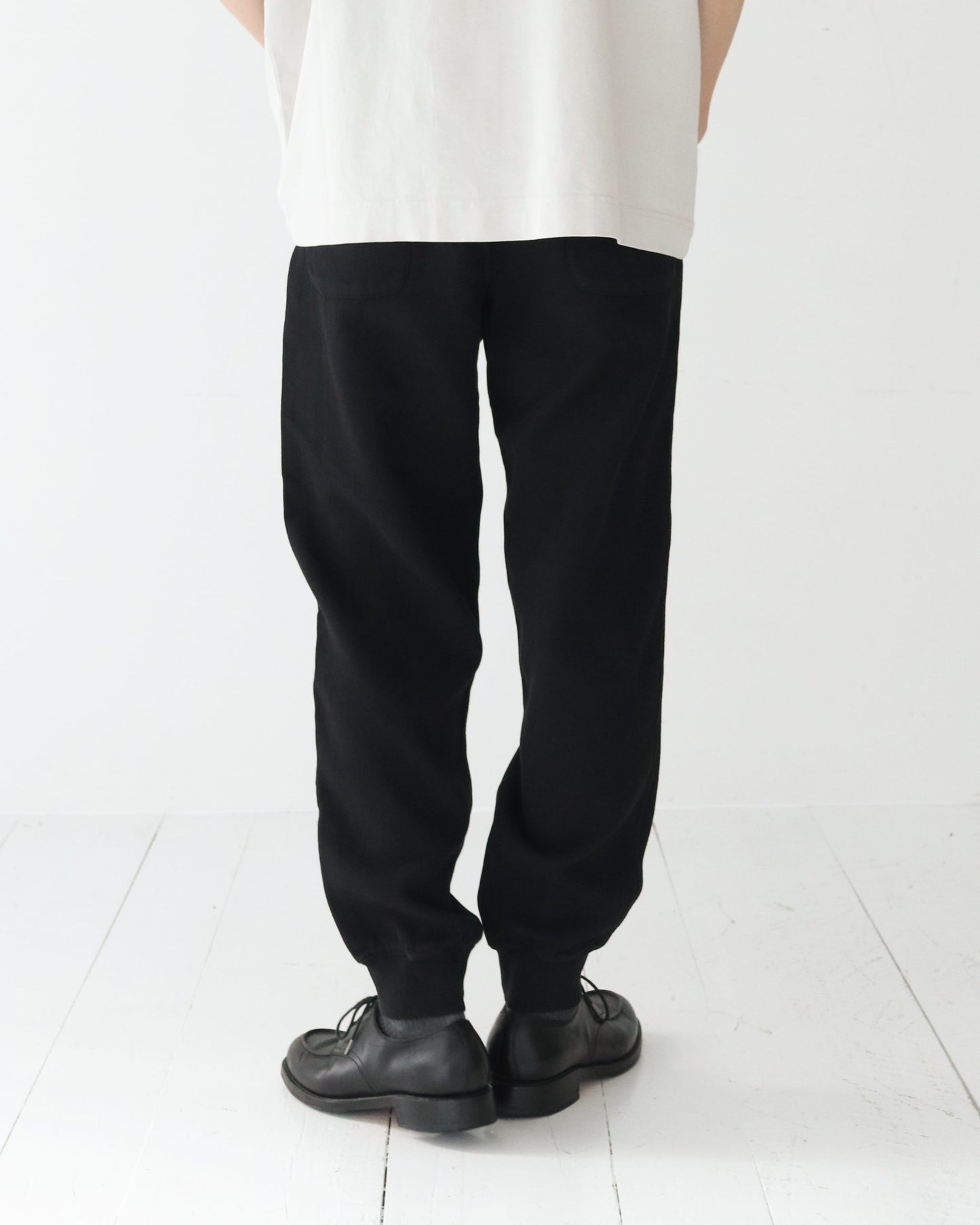 FELIX PANT - JERSEY WEAVE ONYX