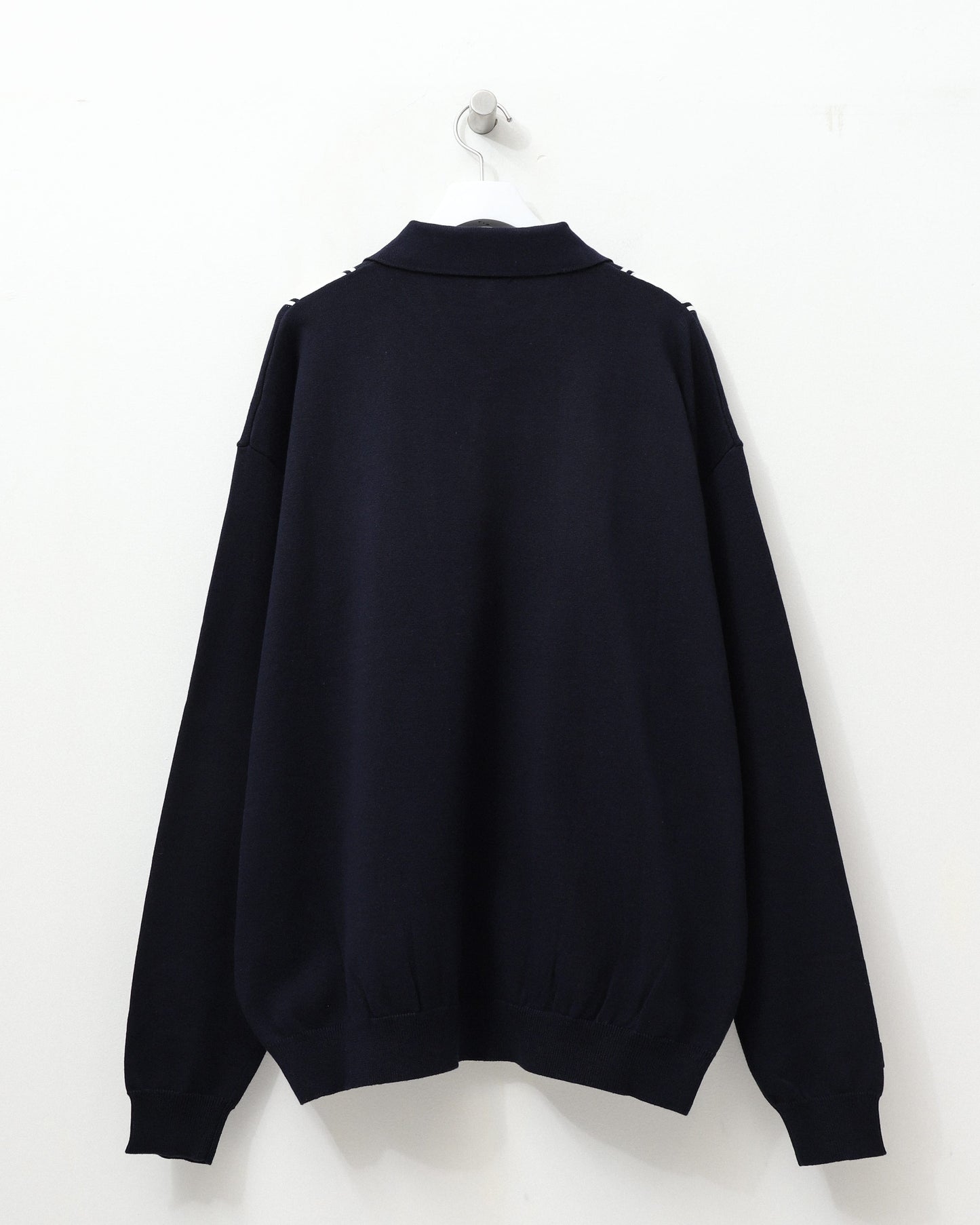 SPIDER KNIT POLO NAVY