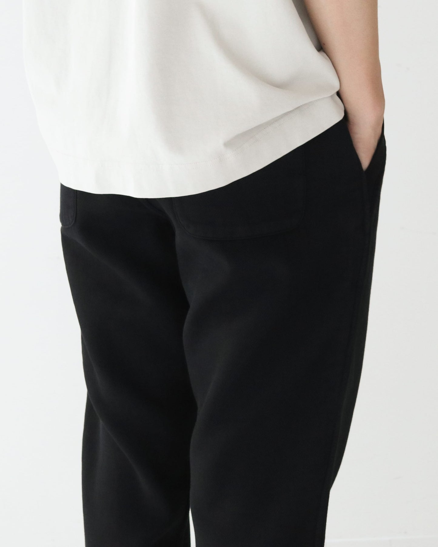 FELIX PANT - JERSEY WEAVE ONYX