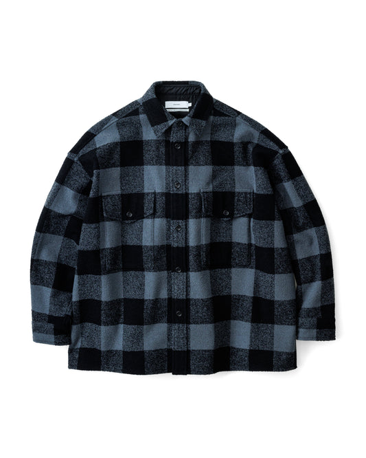 Tri-Spin Loop CPO Shirt BLACK×GRAY