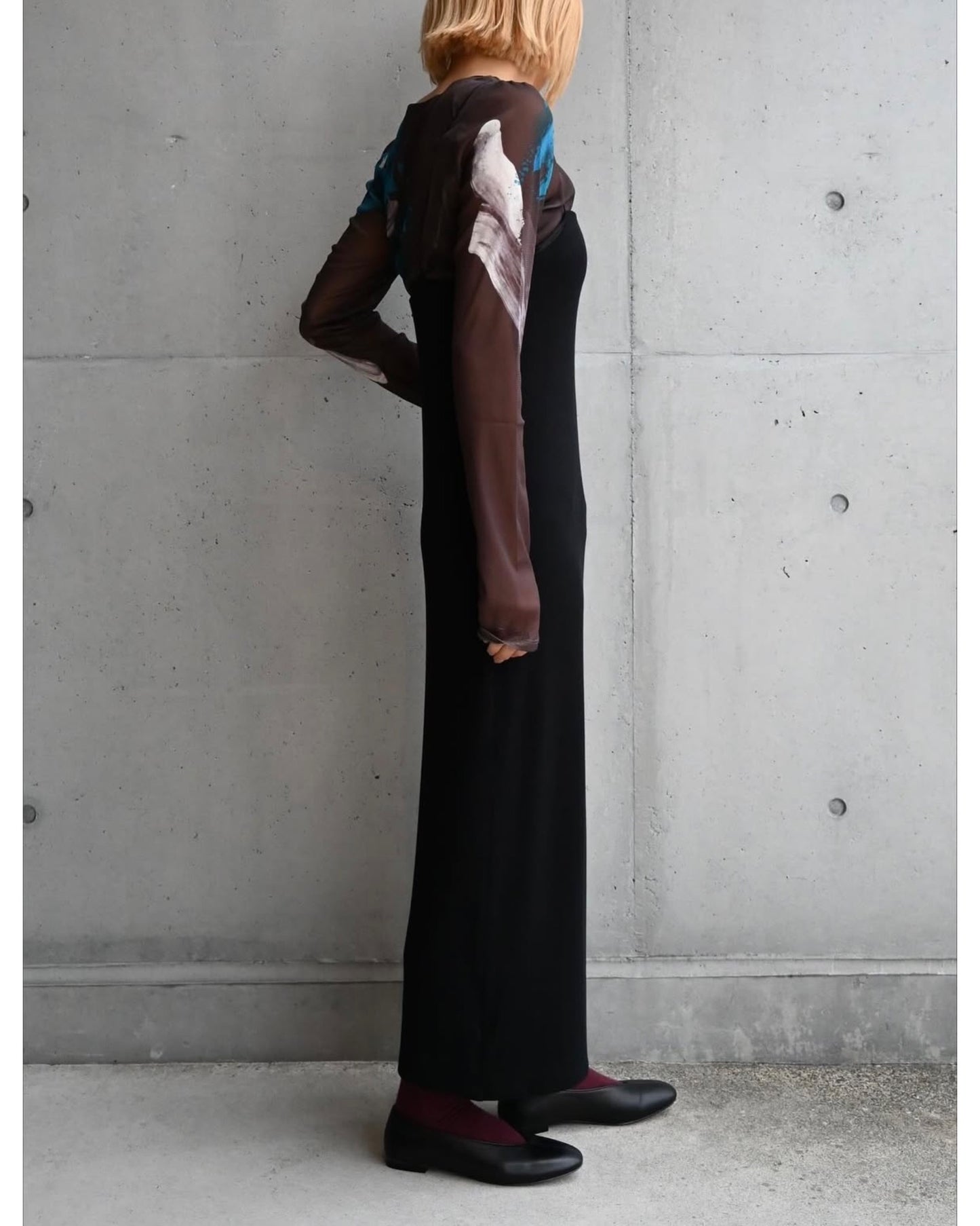 THIN CODE TIGHT RIB SKIRT