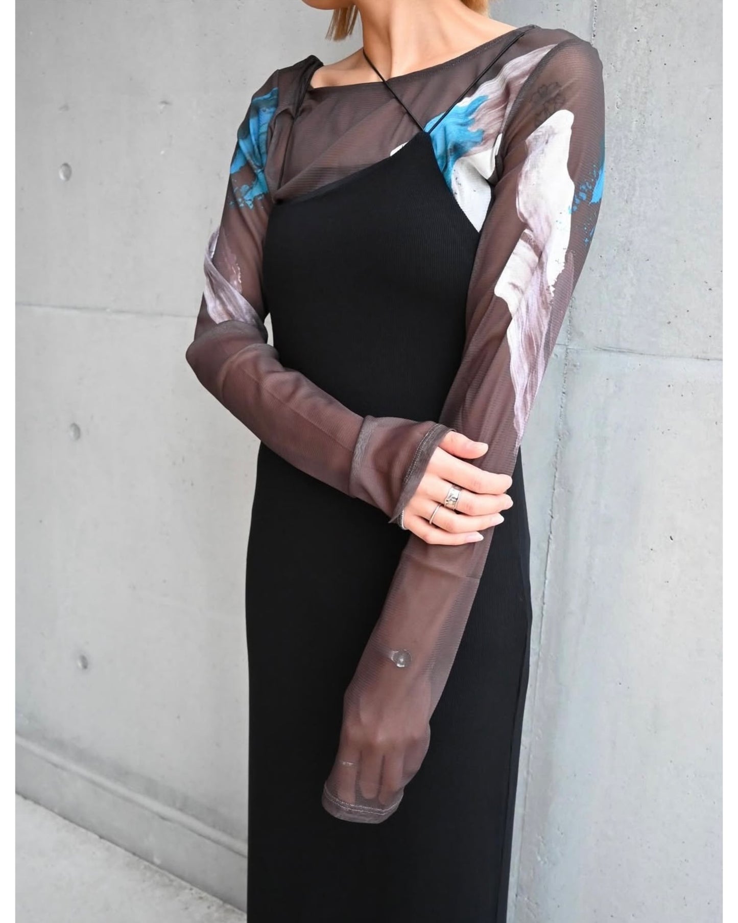 THIN CODE TIGHT RIB SKIRT