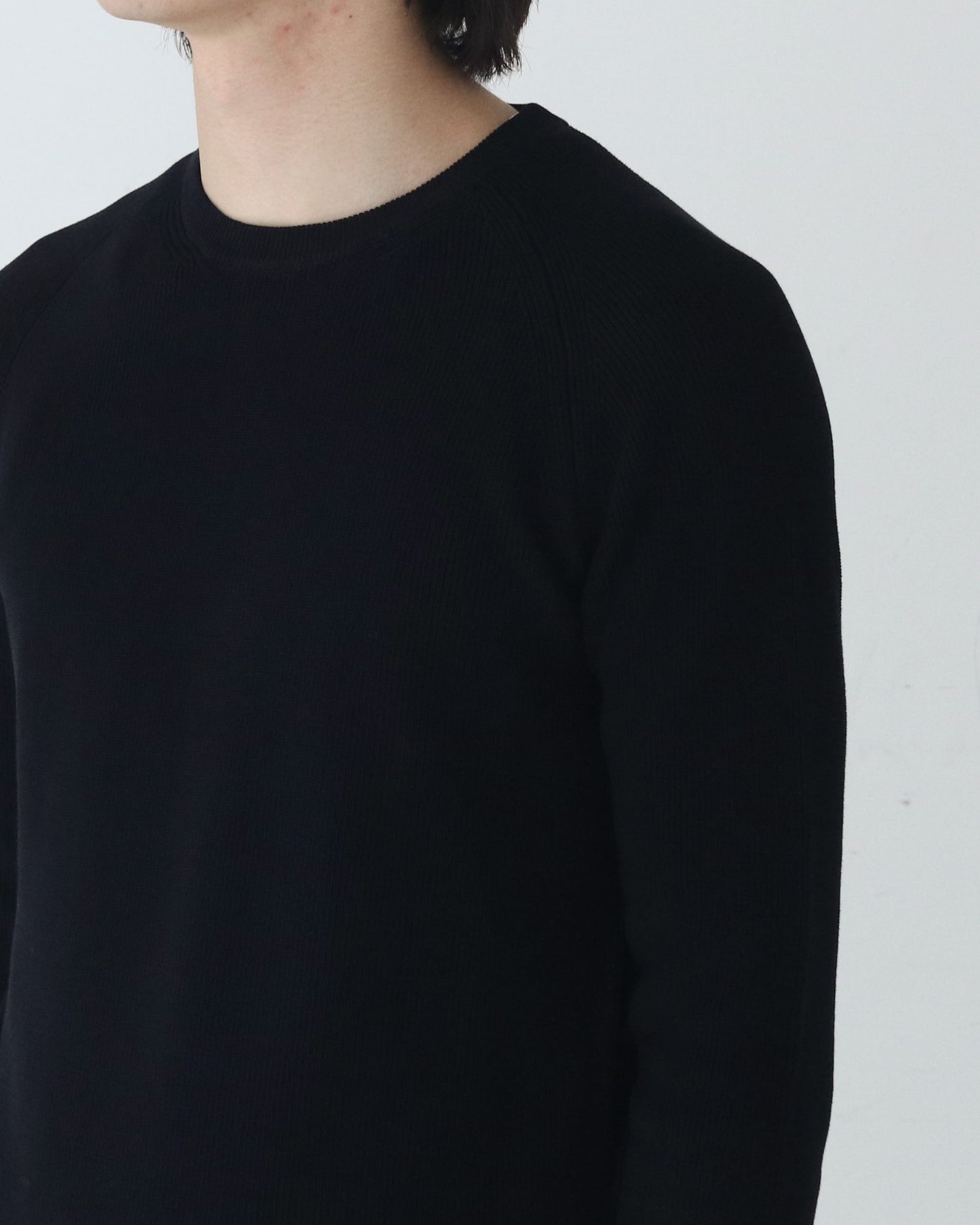 RIB STITCH SWEATER - CREPE SUD NIGHT