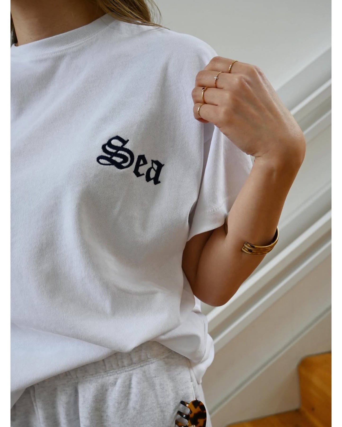 GRAPHIC TEE(Sea)