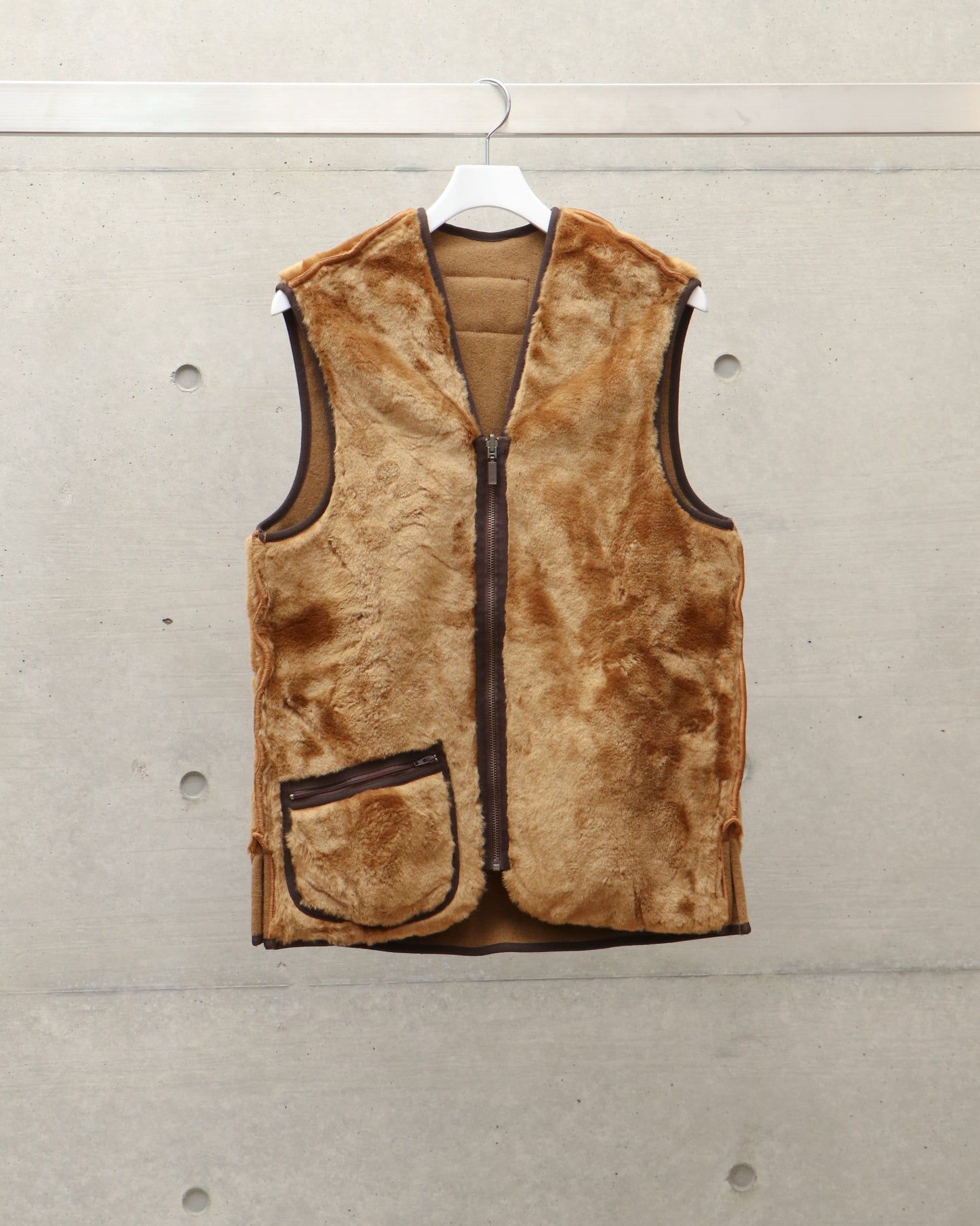 WARM PILE WAISTCOAT ZIP-IN LINER