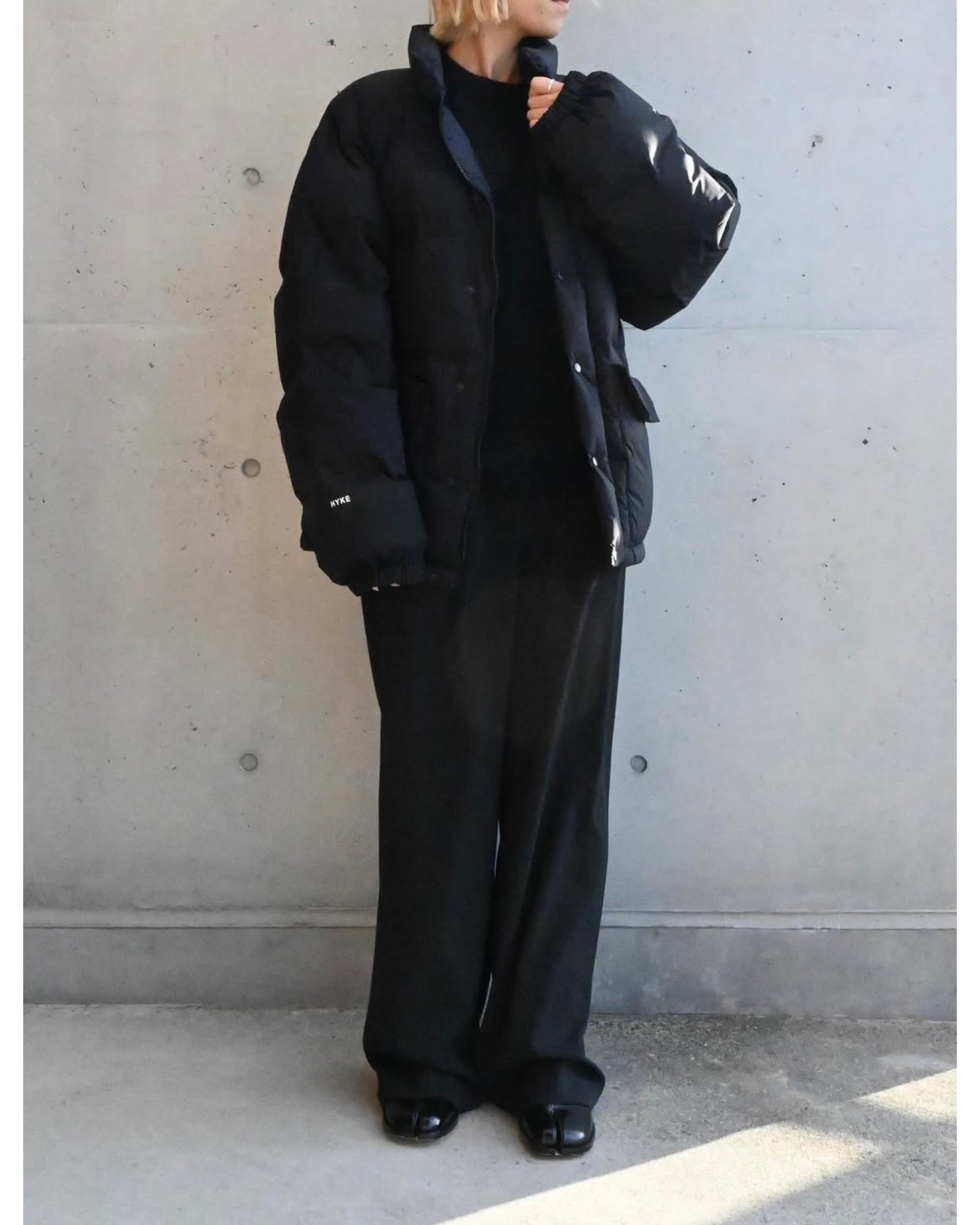 HYKE PERTEX DOWN JACKET ブラック3 PERTEX DOWN JACKET 17544 – TIME AFTER TIME