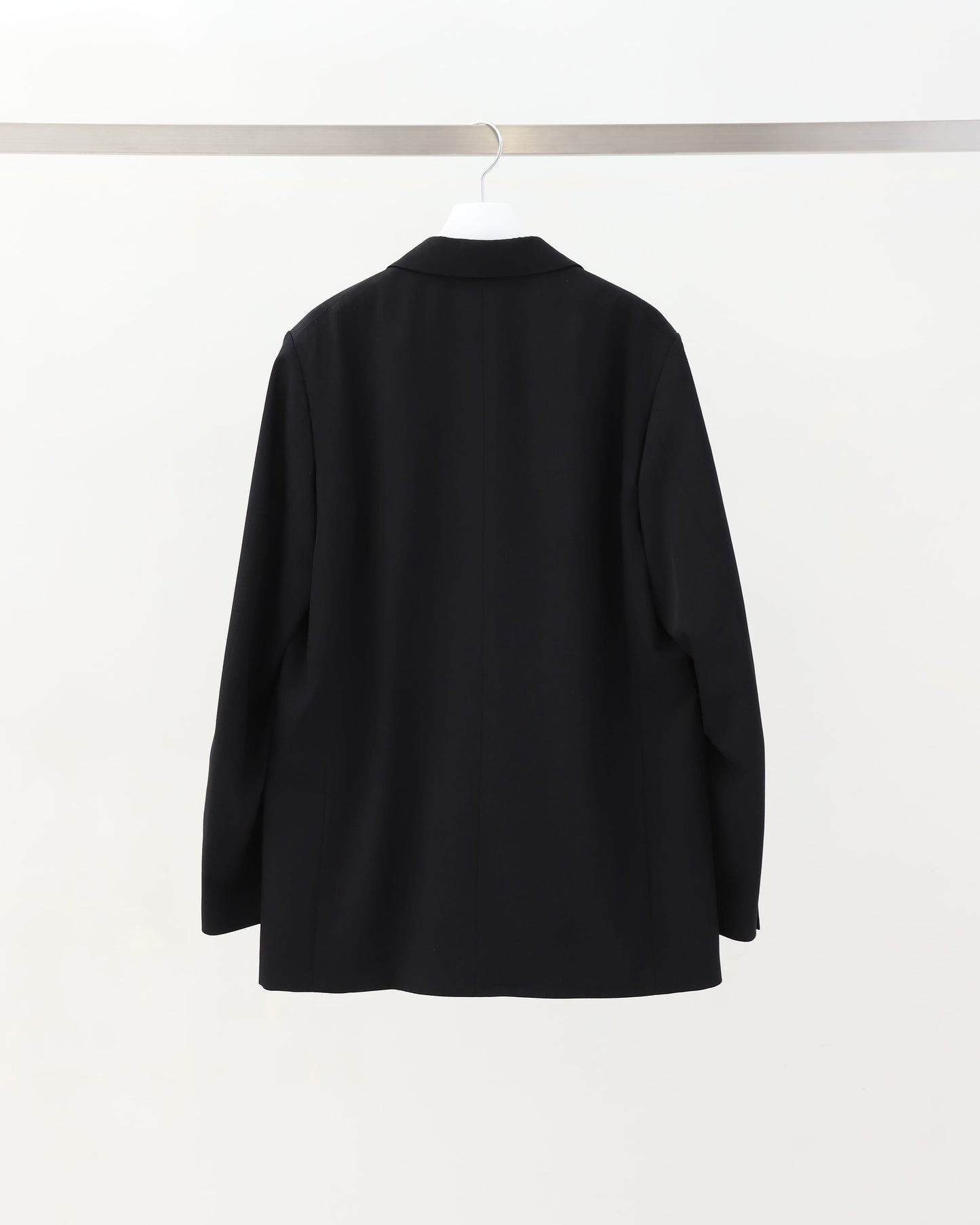 LIGHT WOOL MAX GABARDINE JACKET TOP BLACK