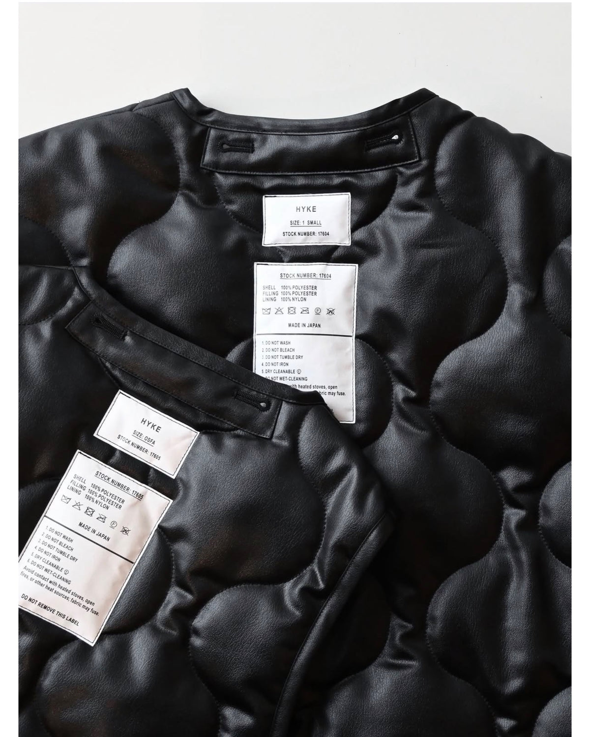 FAUX LEATHER QUILTED JACKET 17604