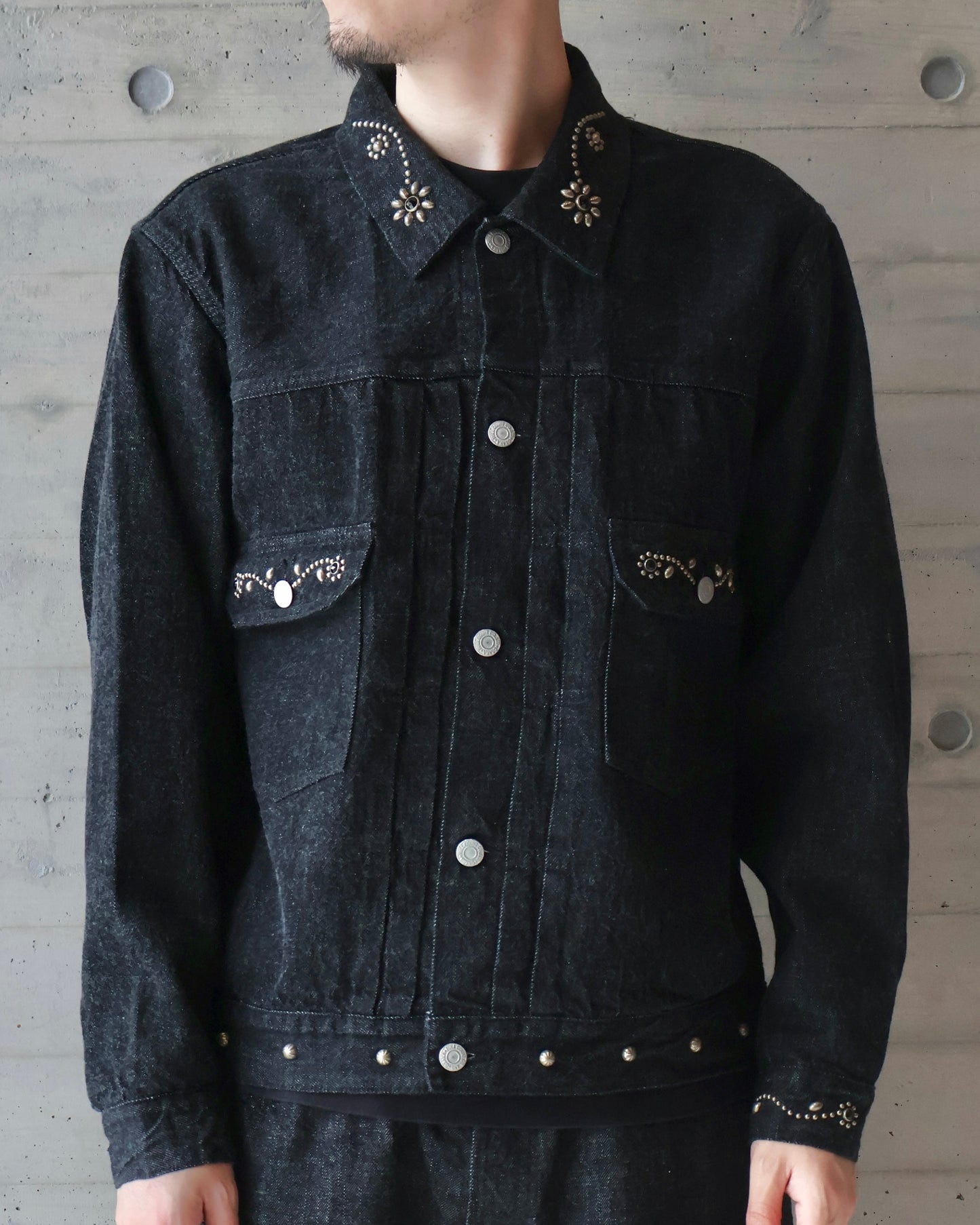 Type 2 On Studs by Zip Stevenson HTC (One Wash) 2102BKSS-HTC