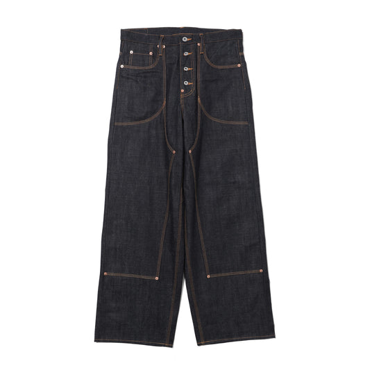 CLASSIC DOUBLE KNEE DENIM PANTS