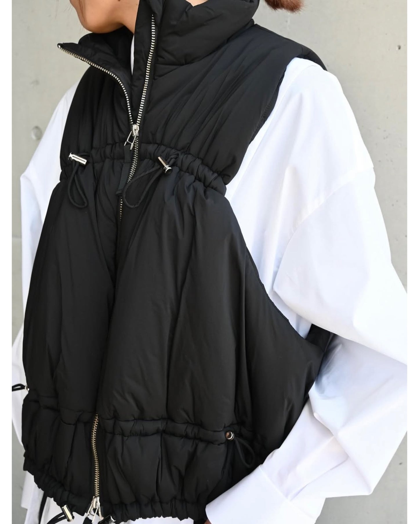 N/PUライトタフタ 中ワタベスト