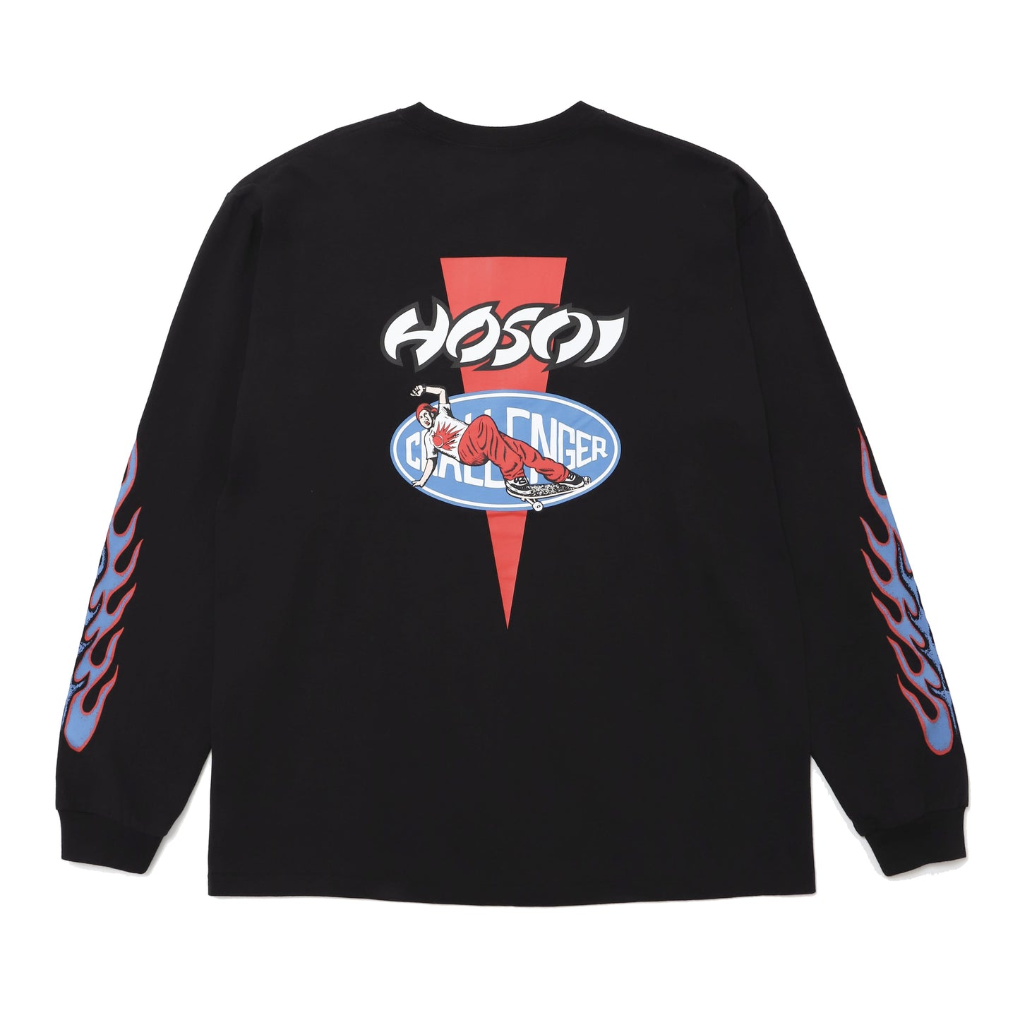 HOSOI × CHALLENGER LOGO L/S TEE