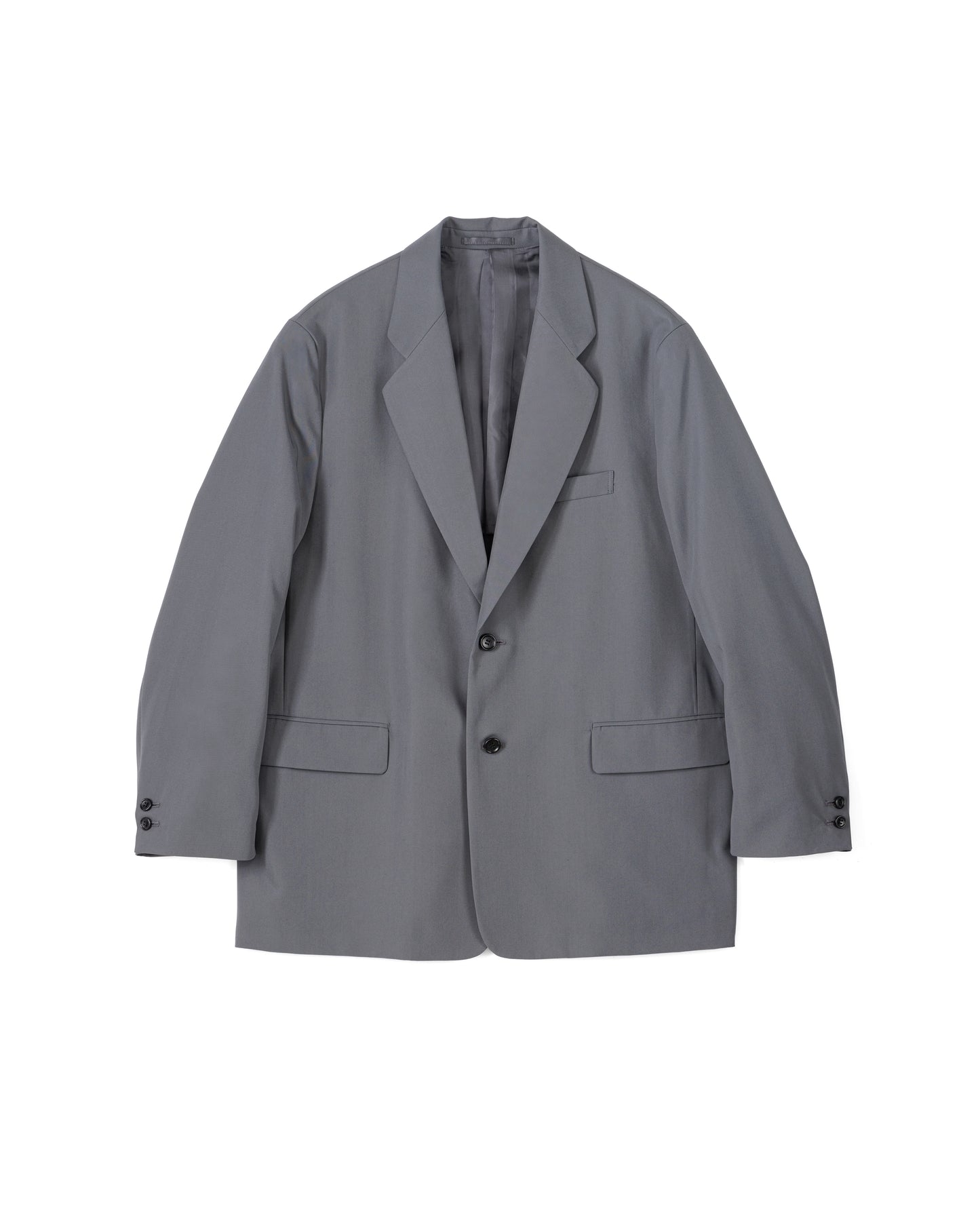 Wooly Cotton Twill Oversized Jacket