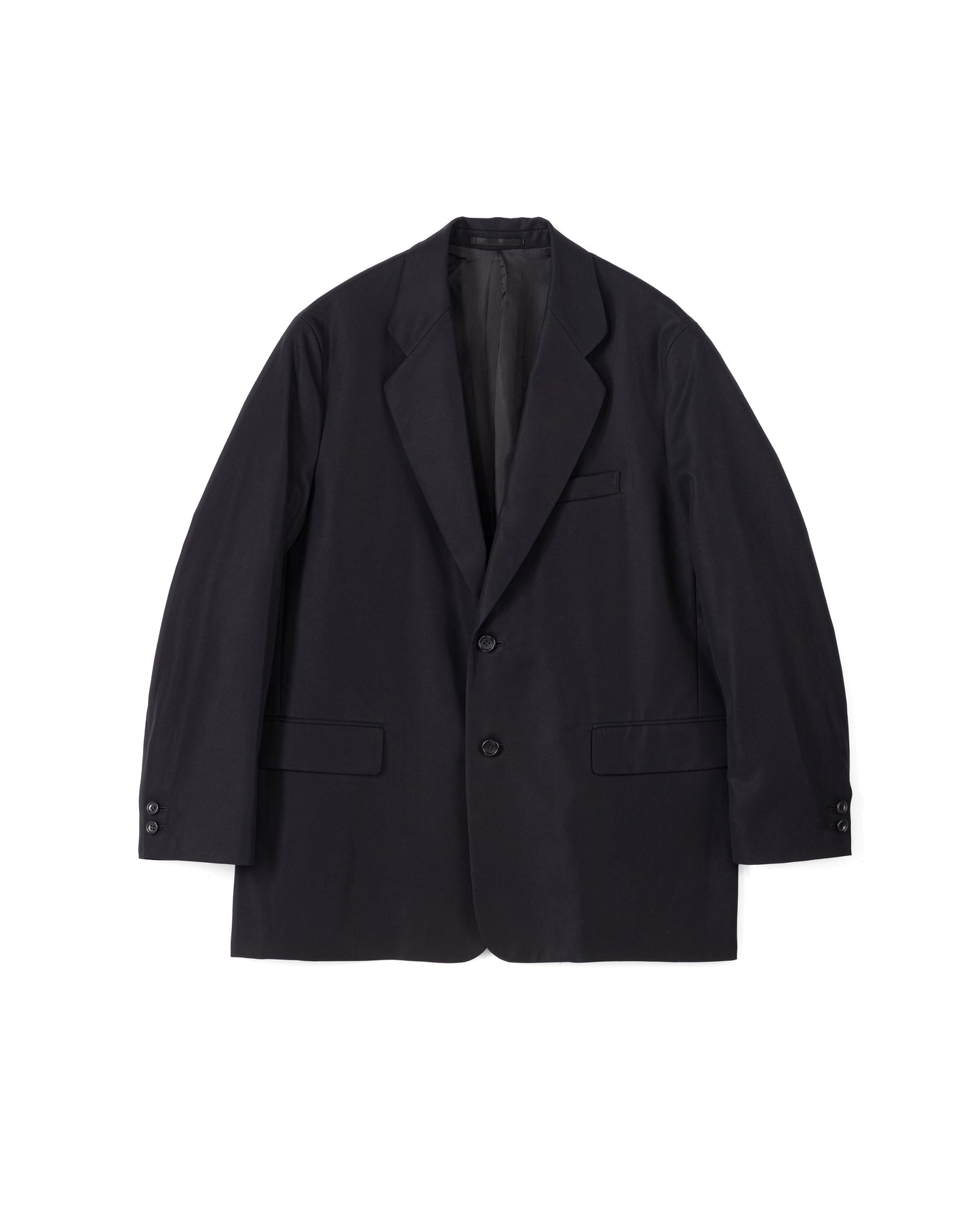 Wooly Cotton Twill Oversized Jacket
