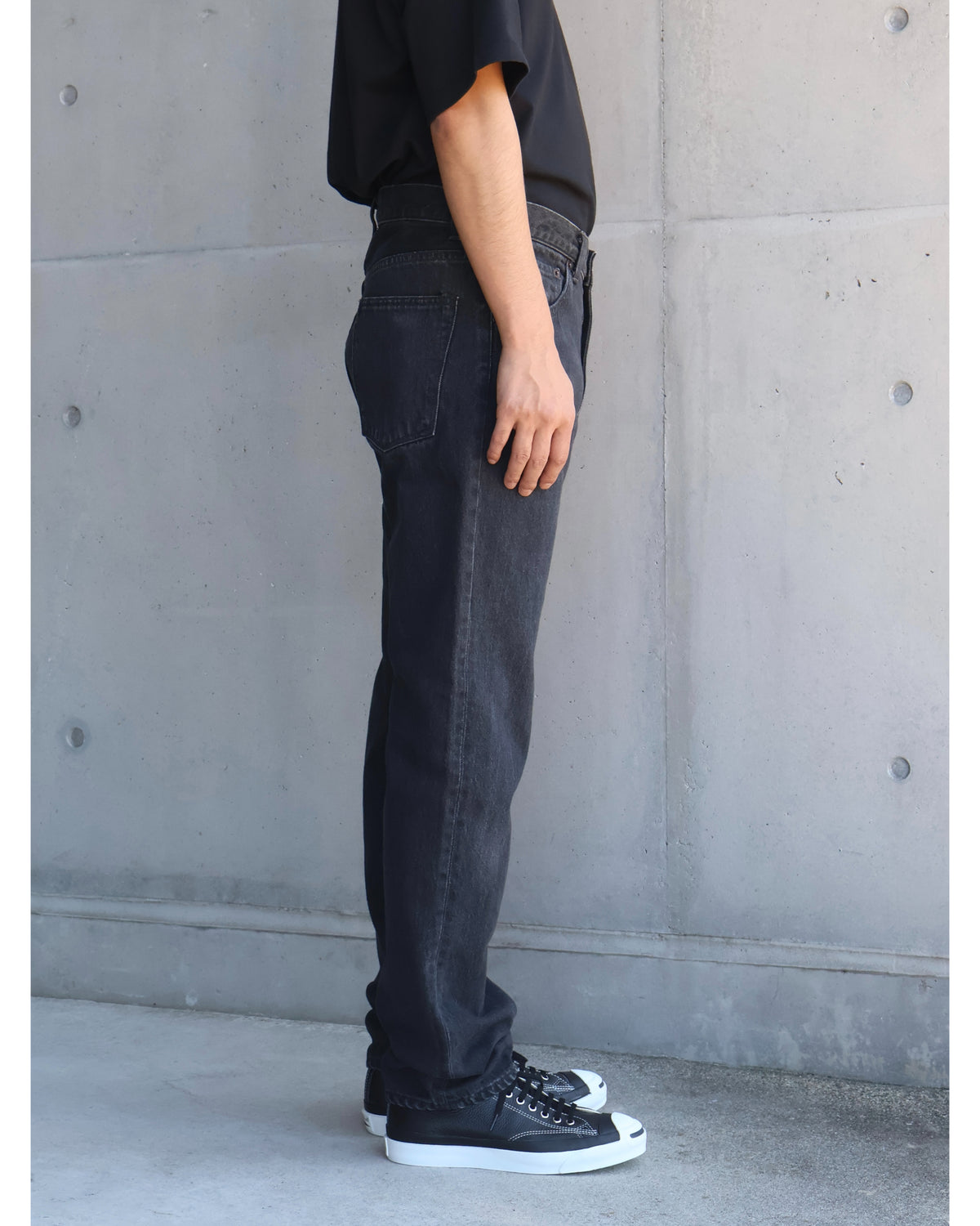 デニム 5Pパンツ FADE BLACK