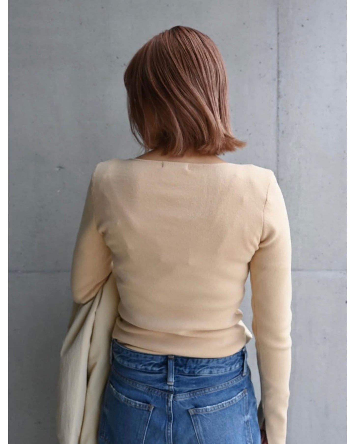 SHOULDER PADS KNIT TOPS