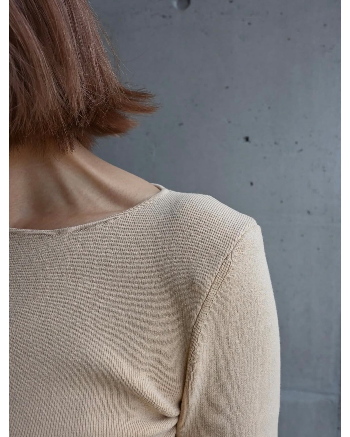 SHOULDER PADS KNIT TOPS