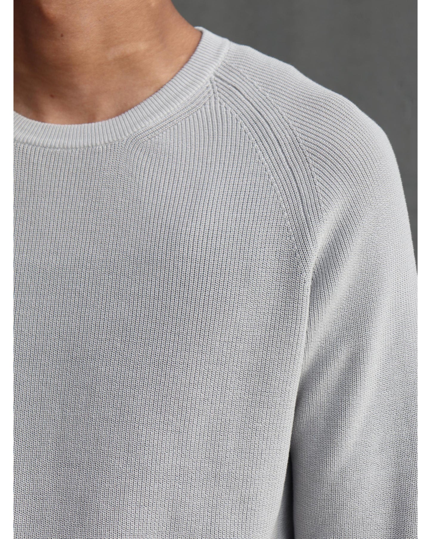 RIB STITCH SWEATER - CREPE SUDAN