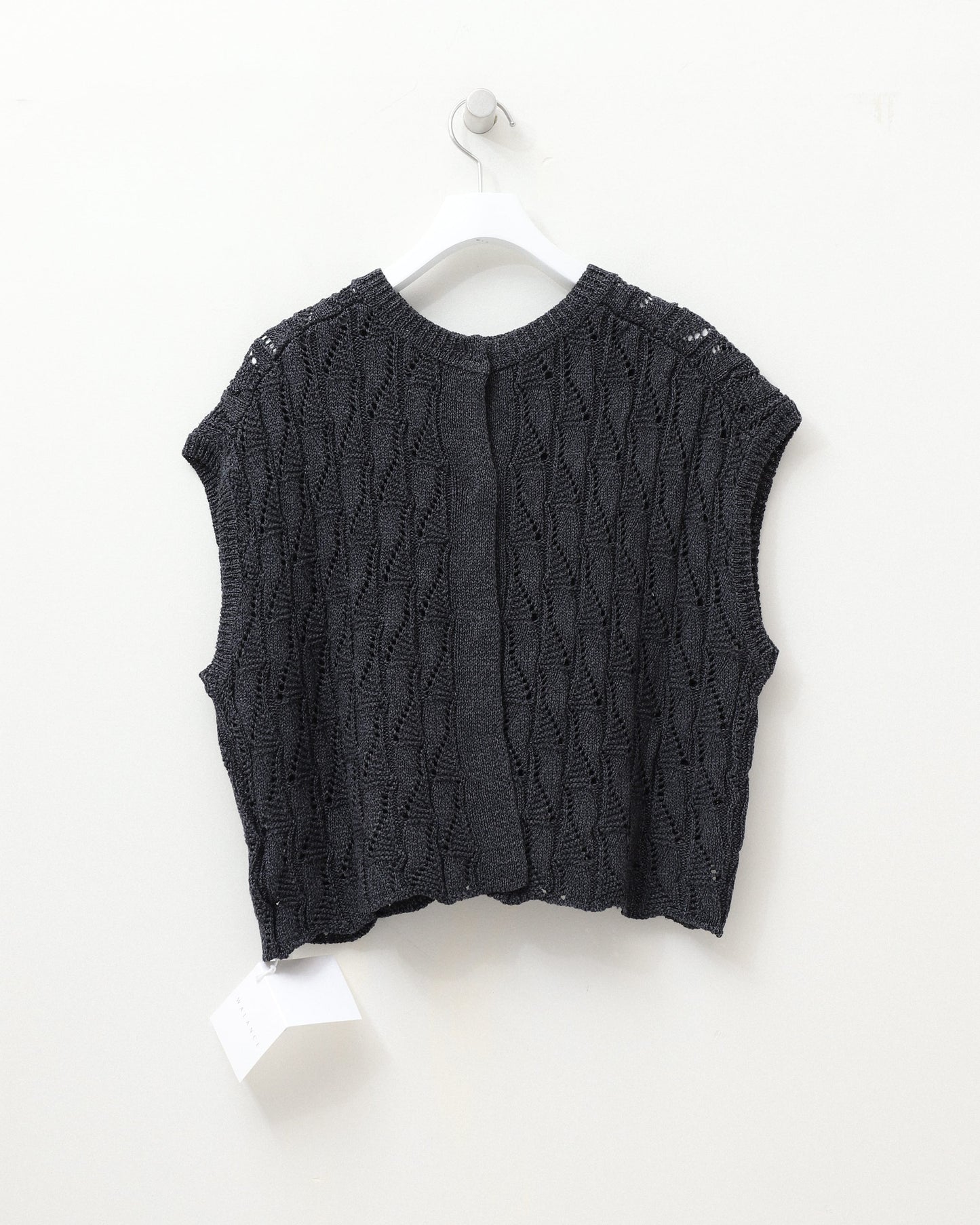 paper knit cropped top